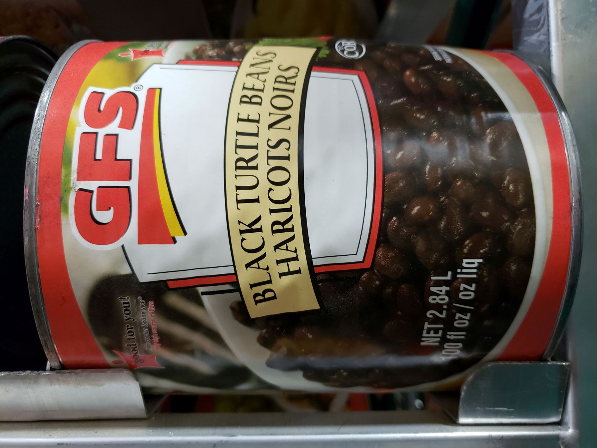 GFS Black Turtle Beans - 6 x 2.84 lt Cans