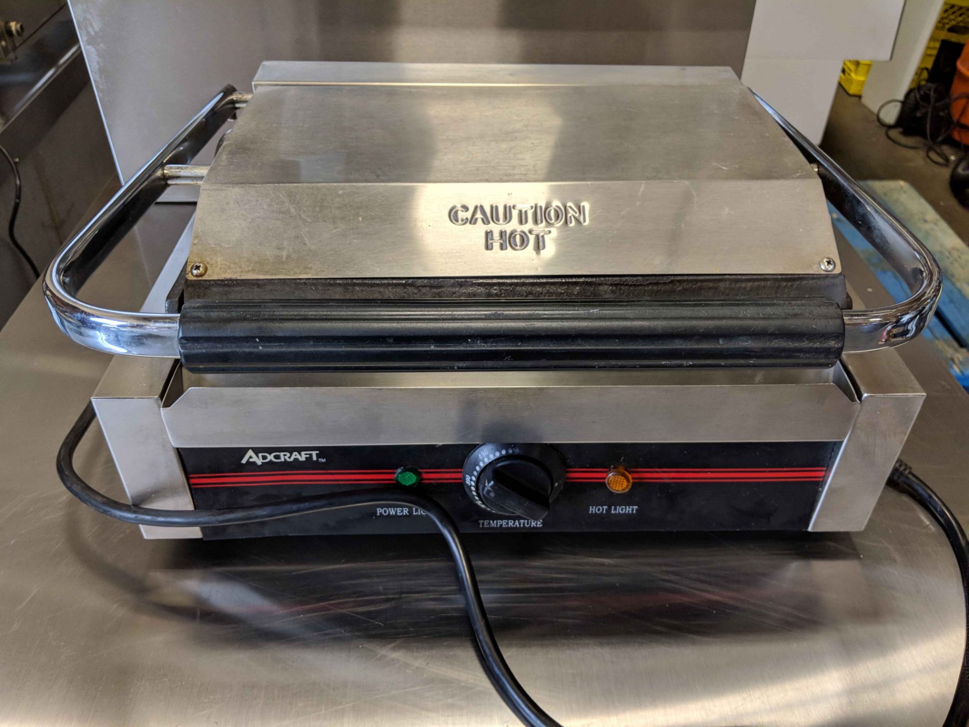 (Only Reaches 180F) Adcraft Panini Grill