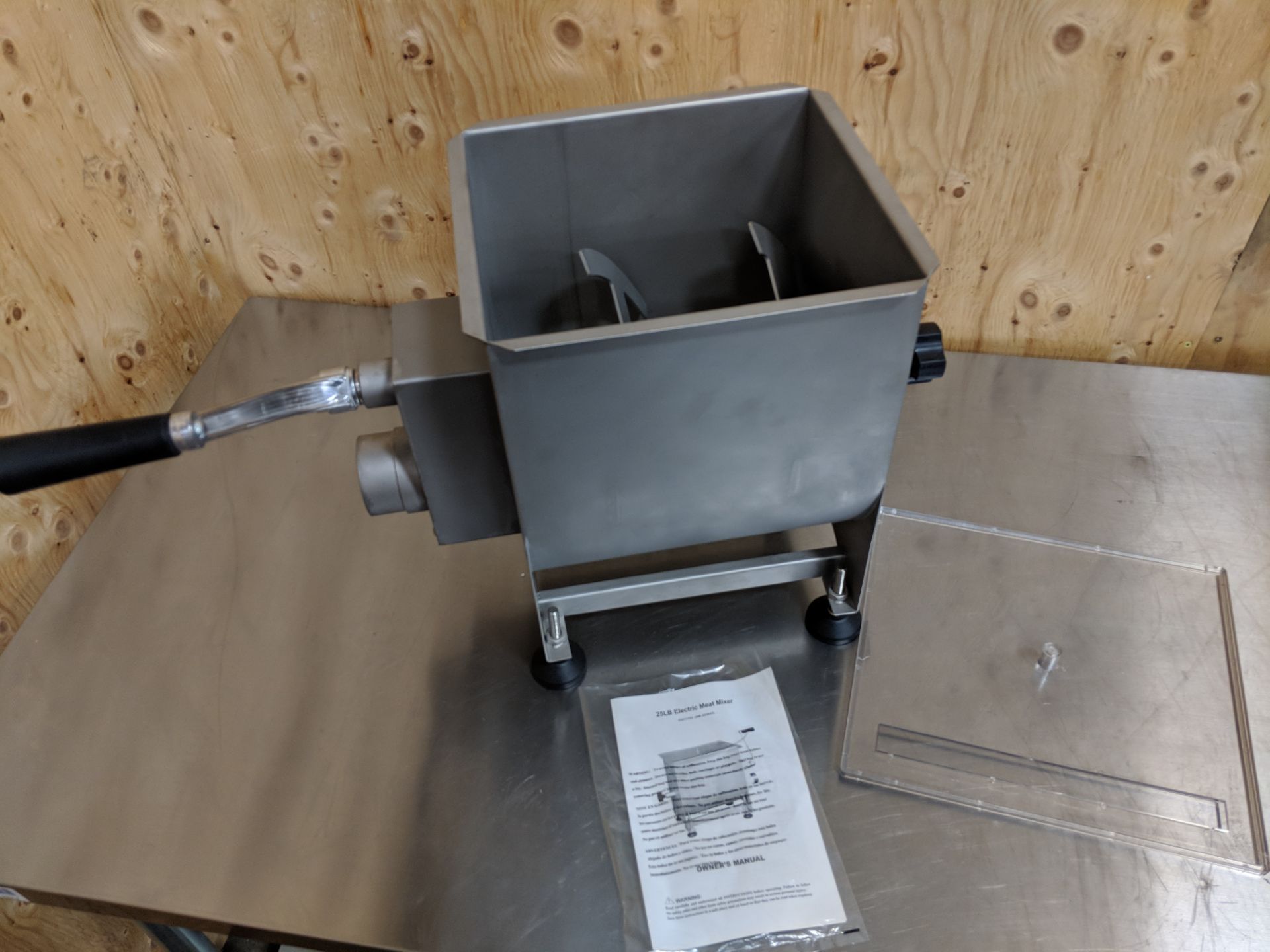 25lb Manual or Electric # 12 Hub Meat Mixer - Image 2 of 5