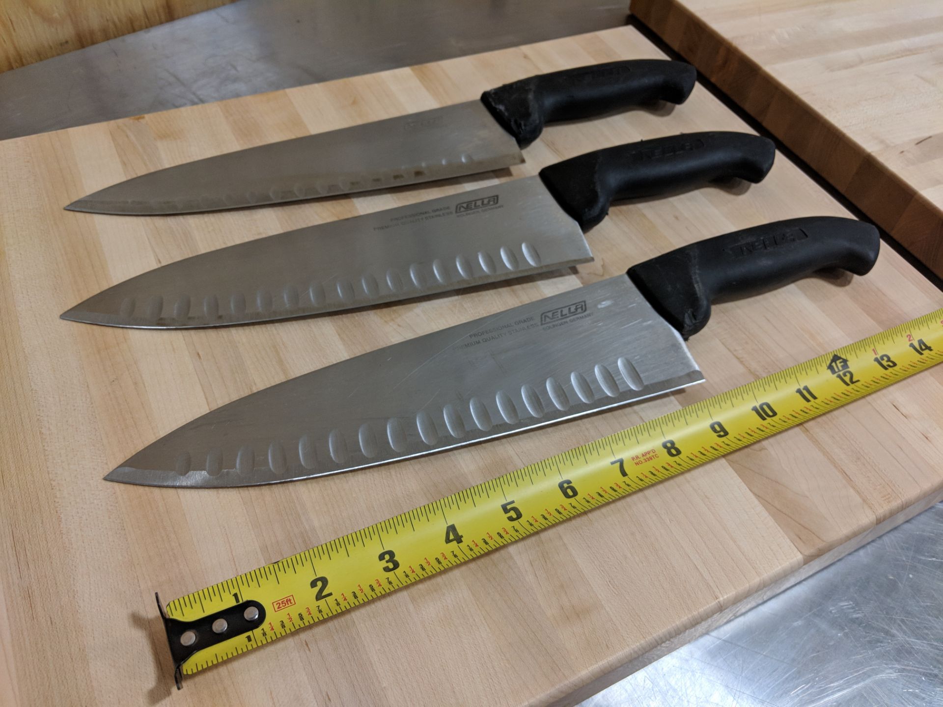 Large Black Knives - Lot of 3