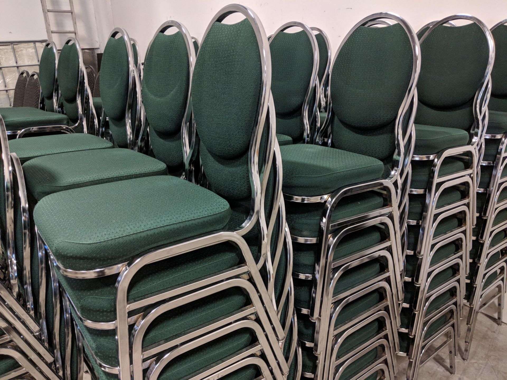 Green Stacking Chairs - Lot of 105 - Image 6 of 8