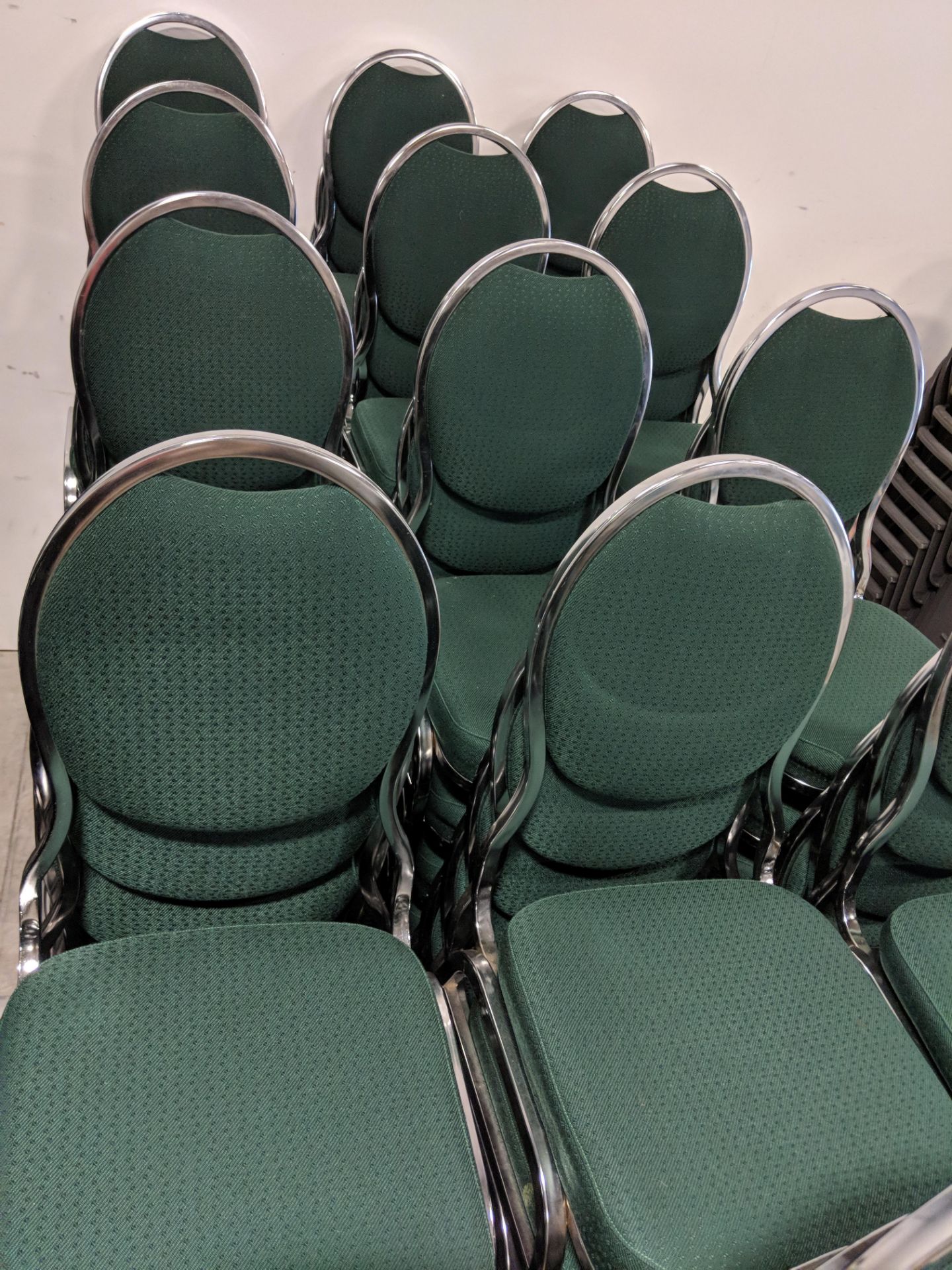 Green Stacking Chairs - Lot of 105 - Image 5 of 8