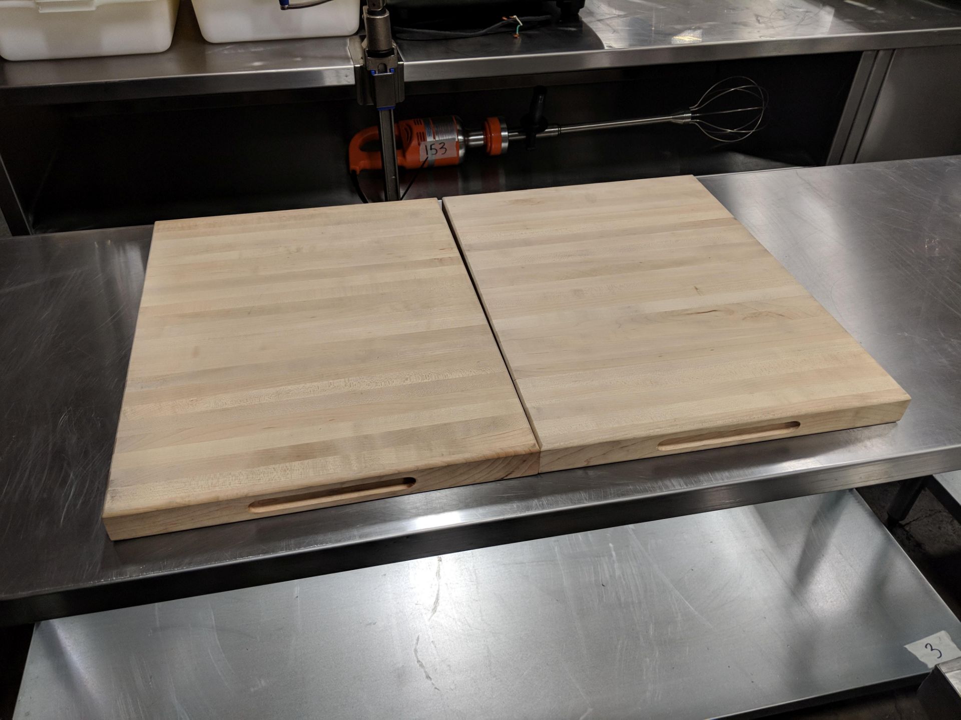 20" x 15" x 1.75" Solid Maple Cutting Boards - Lot of 2 - Image 2 of 2