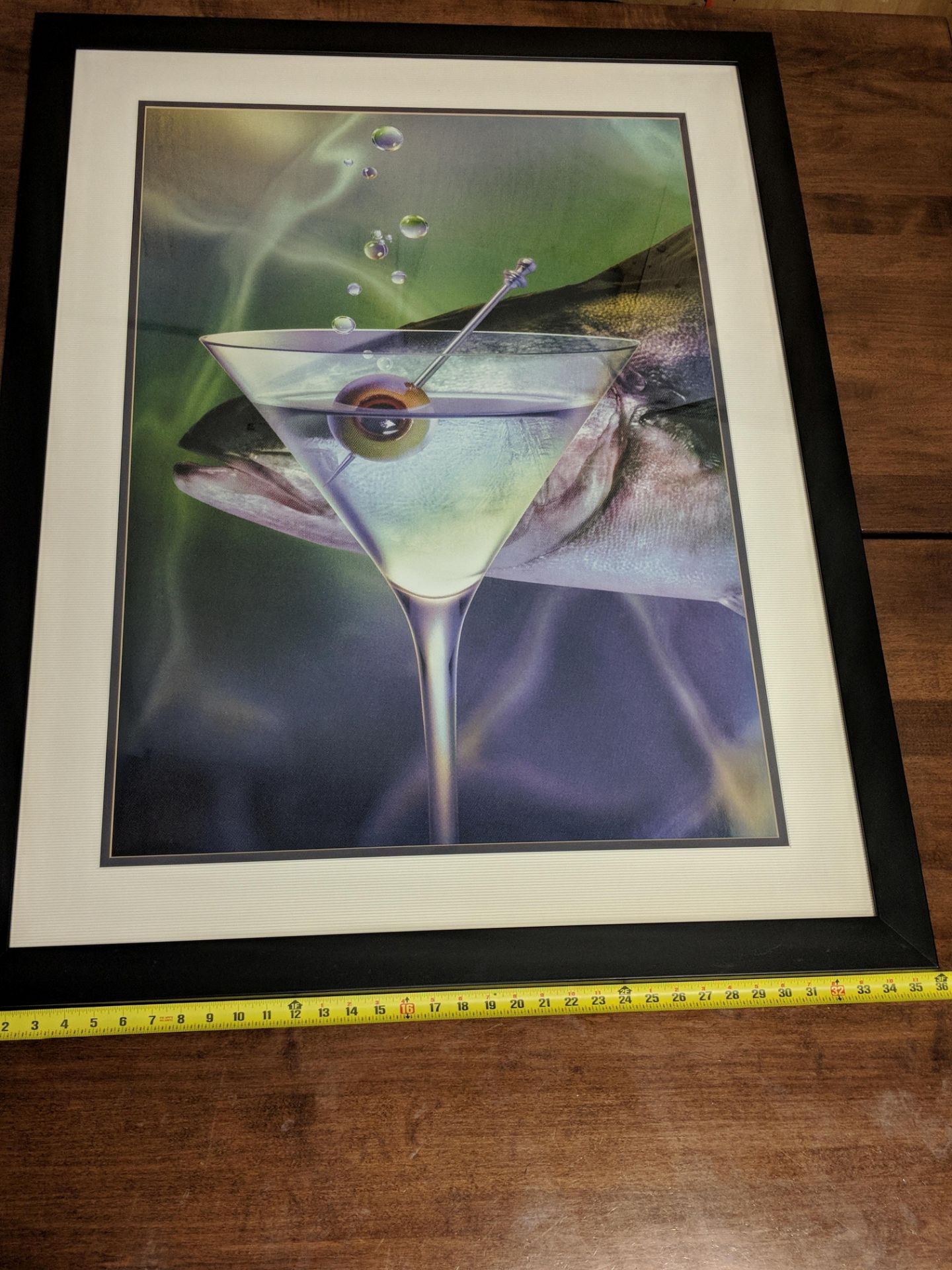 36" x 46" - Fish Martini