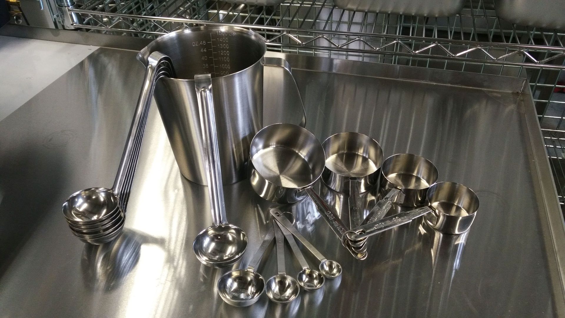 Stainless Measure Set - Lot of 15 Pieces