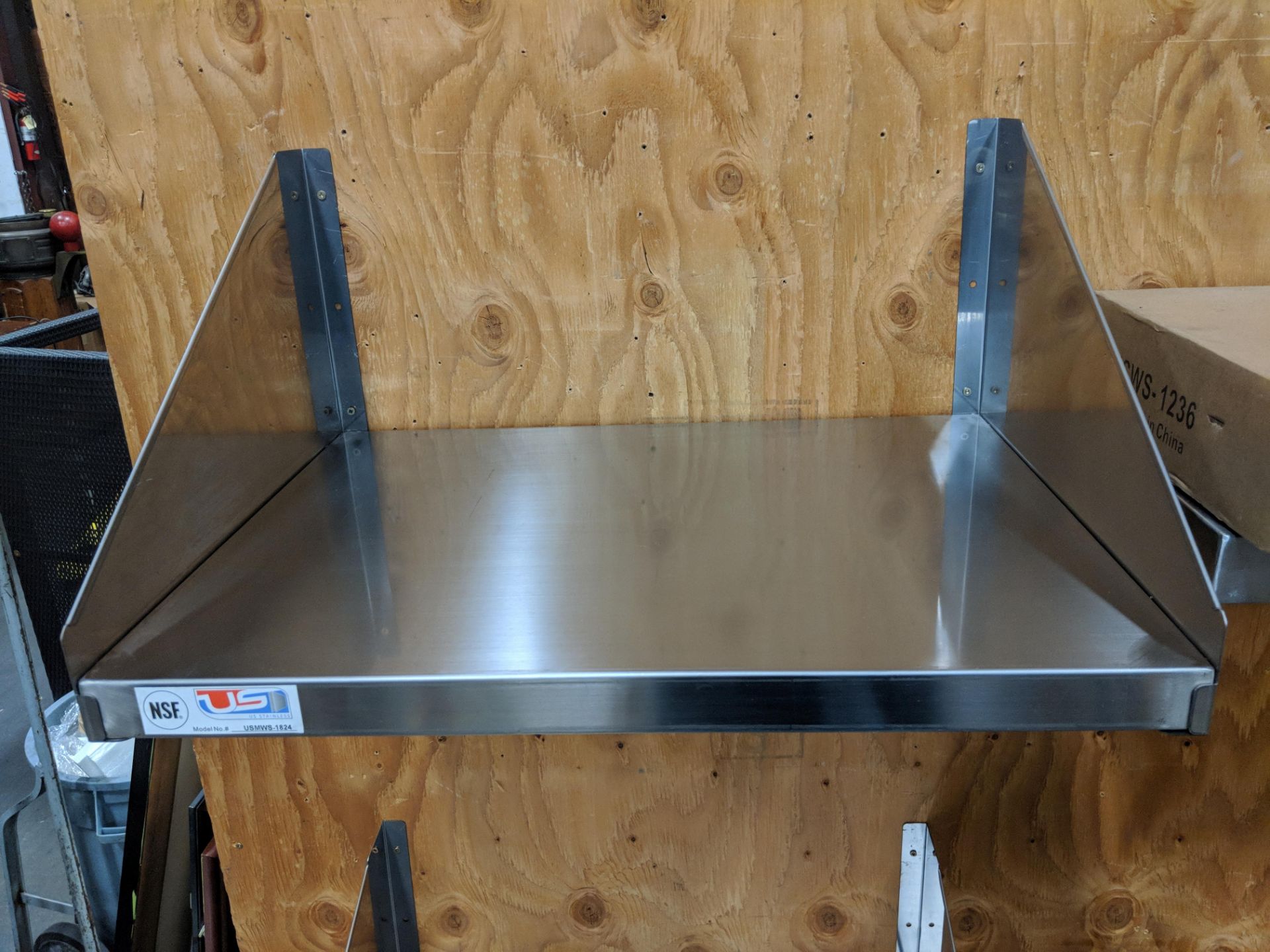 24" x 18" Stainless Steel Microwave Shelf - Image 2 of 2
