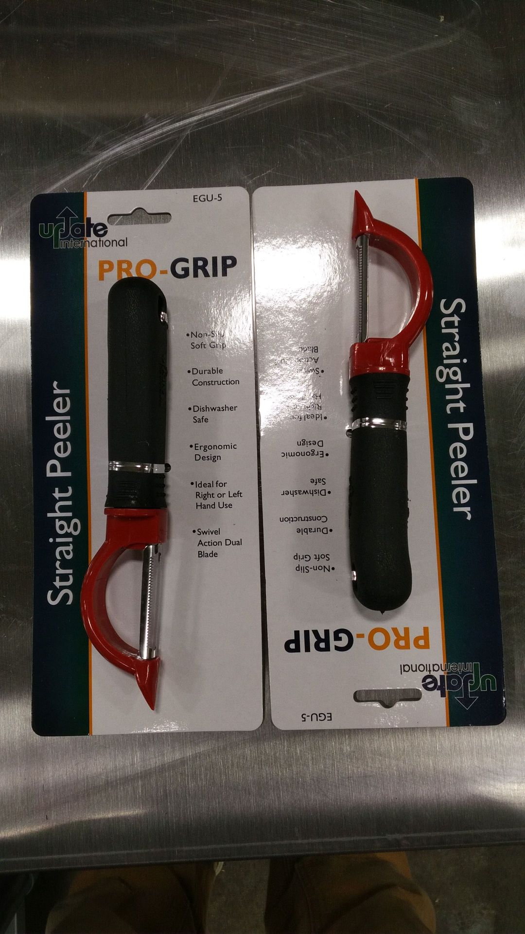 Pro-Grip Straight Peelers, Update EGU-5 - Lot of 2