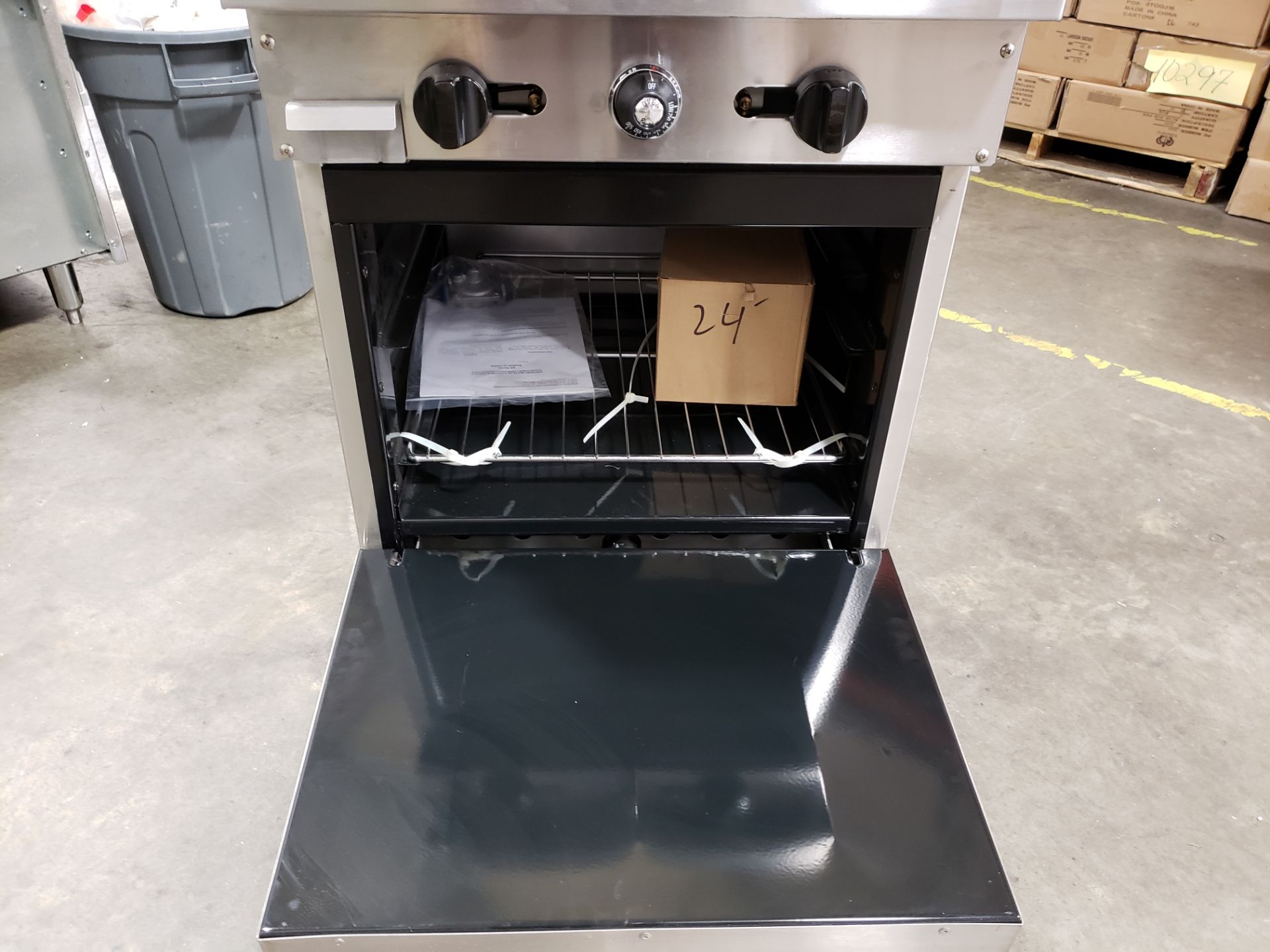 24" Griddle Natural Gas Range with Oven - Model SR-G36 - US Made - Image 3 of 3