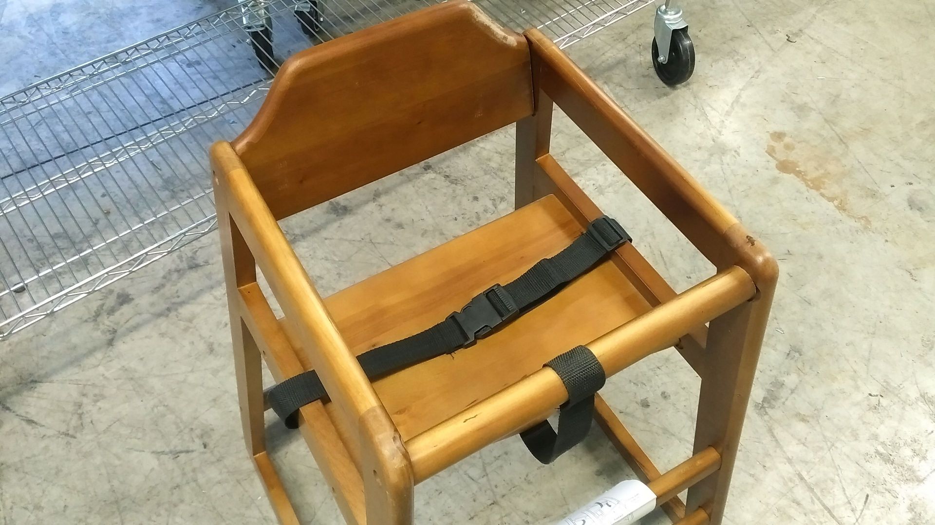 Wooden High Chair - Image 2 of 3