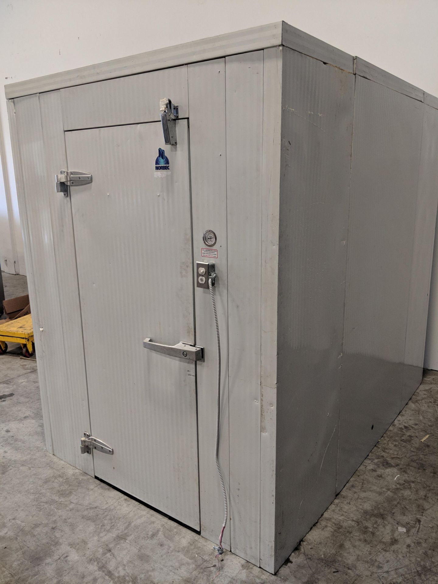 Norbec 66" x 99" x 90" Walk-In Cooler with Sliding Glass Doors