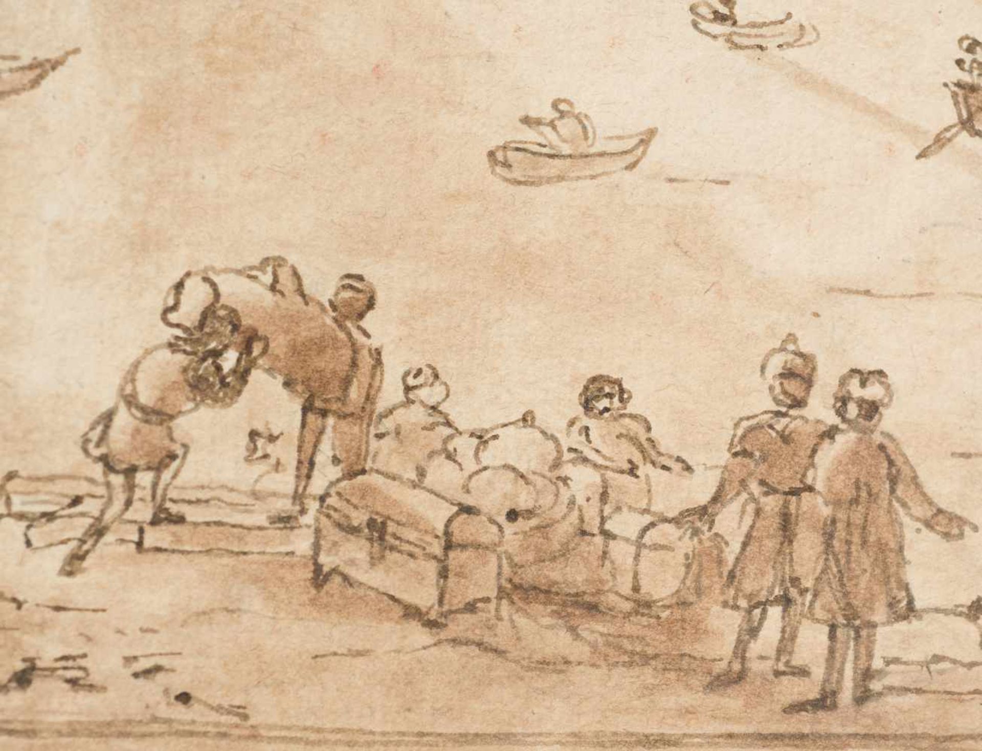 Attributed to Claude Lorrain (Chamagne, France c. 1600 - Rome, 1682)↵“Odysseus returns Chryseis to - Bild 3 aus 5