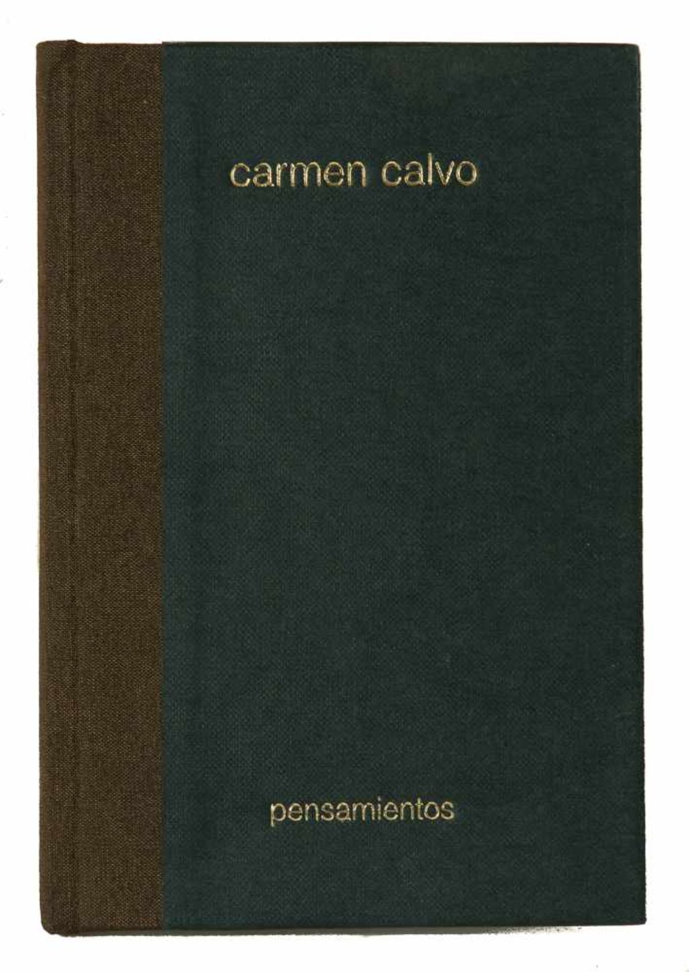 Carmen Calvo (Valencia, 1950) Wax crayon on paper. Signed. Drawn on the double page of her book " - Bild 2 aus 2