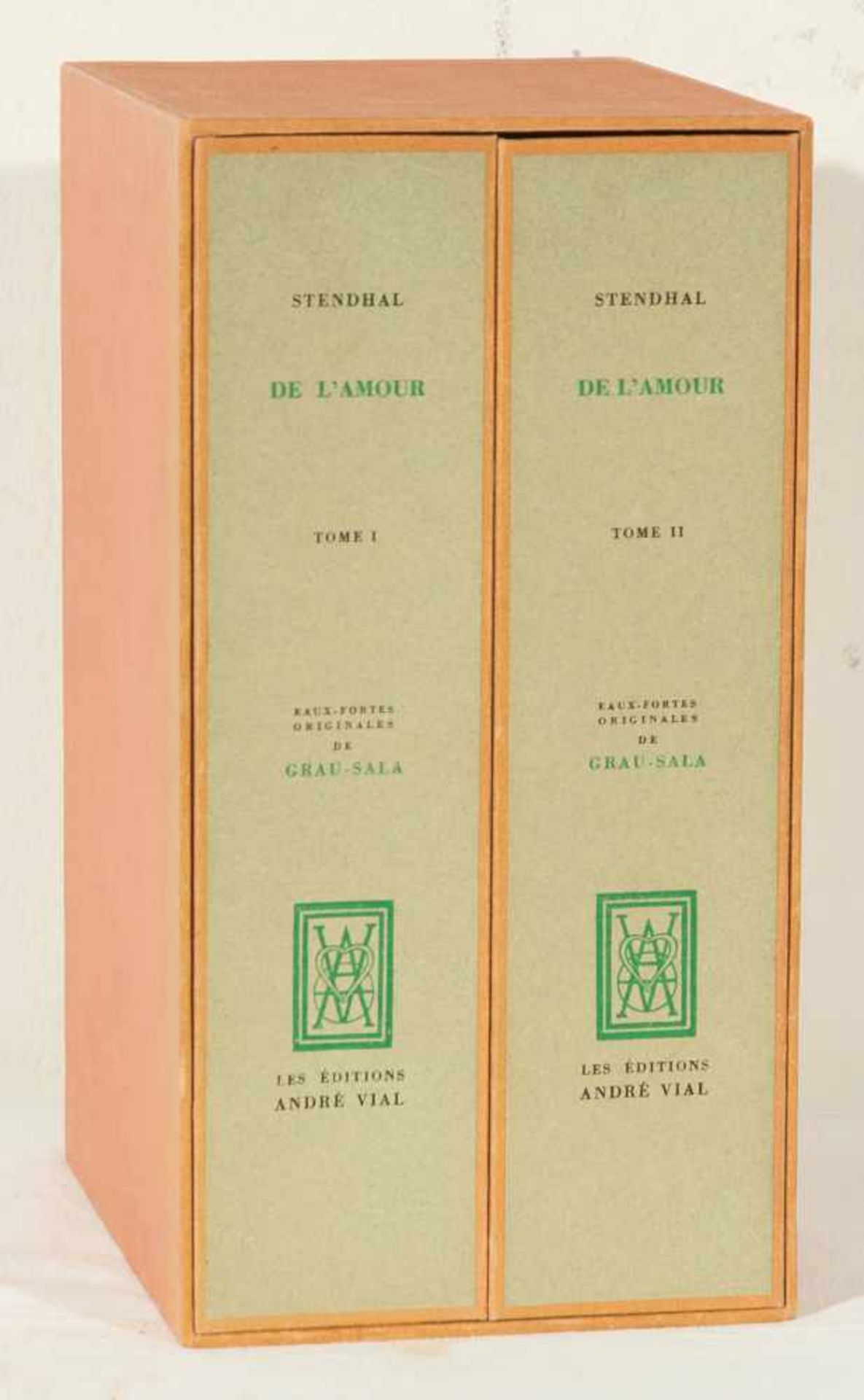 Emili Grau Sala (Barcelona, 1911-1975). "De L'amour". Sthendal. Two volumes, illustrated with - Bild 2 aus 2