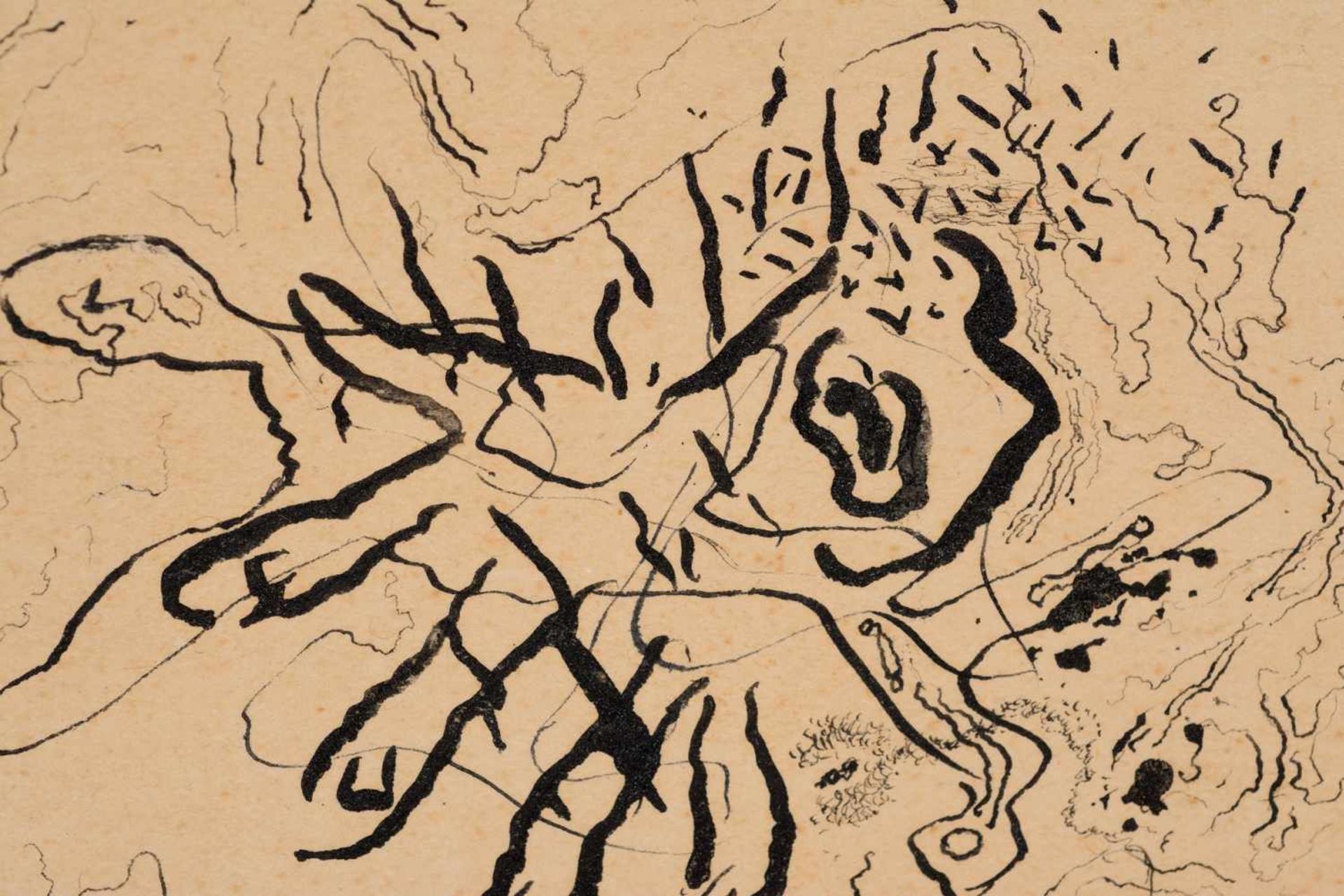 Salvador Dalí (Figueres, 1904 - 1989) "Putrefying hand with Ants” Ink drawing on paper. Signed and - Bild 2 aus 4