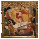 15th Century Spanish School. "The Resurrection of Christ" Oil on panel. Originally [...]