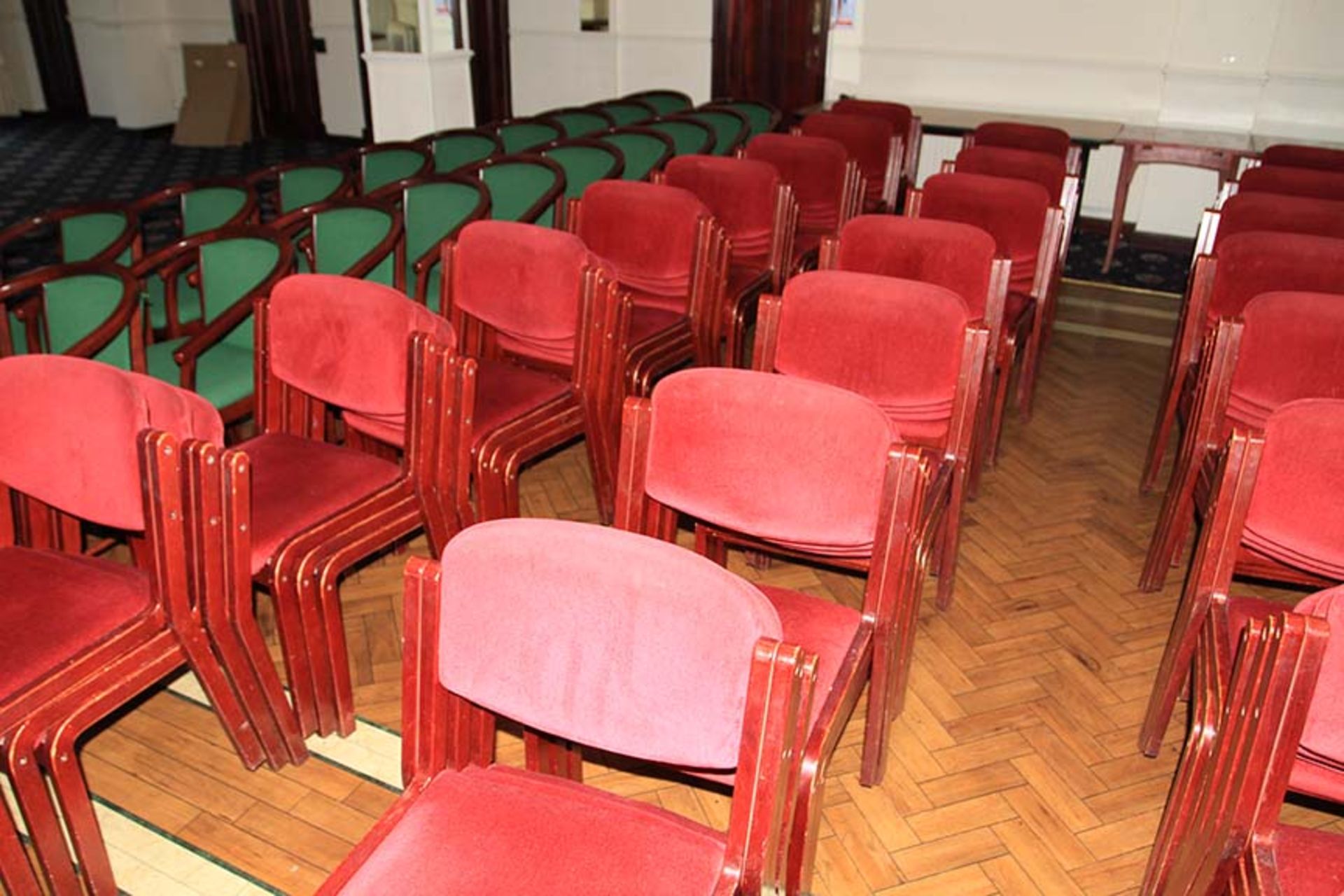 39 Red Stacking Chairs