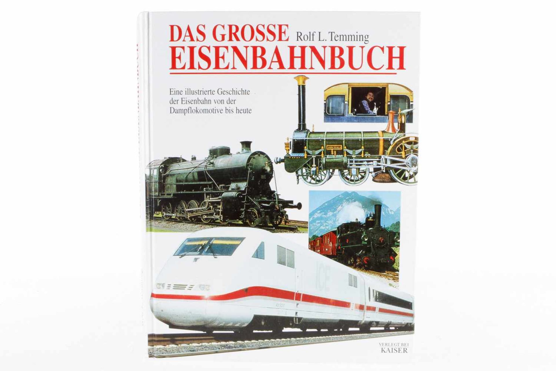 Buch "Das große Eisenbahnbuch", 224 Seiten, Alterungsspuren