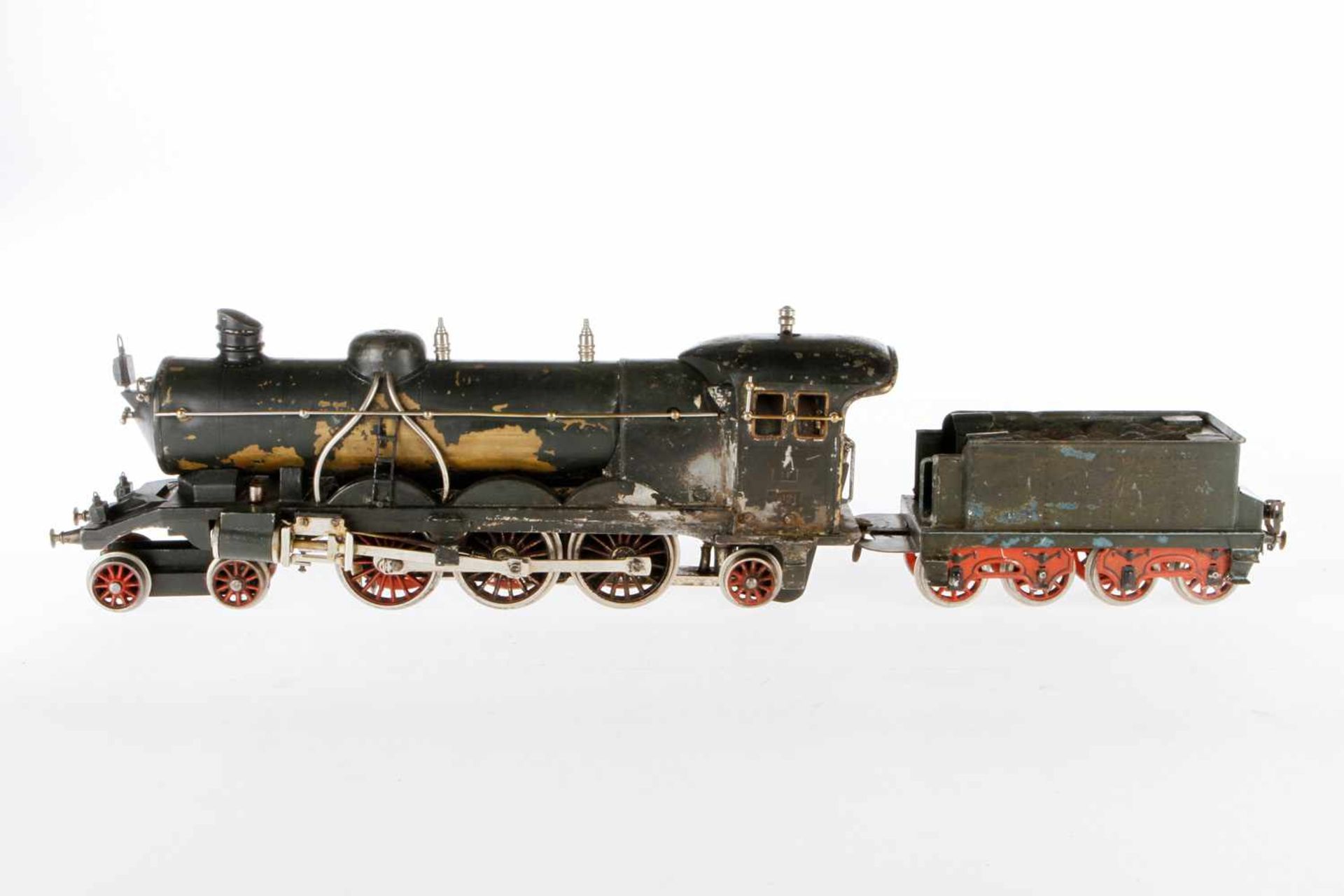 Märklin 2-C-1 Dampflok "Die schöne Württembergerin" H 4021, S 1, uralt, spiritusbetrieben, HL, mit