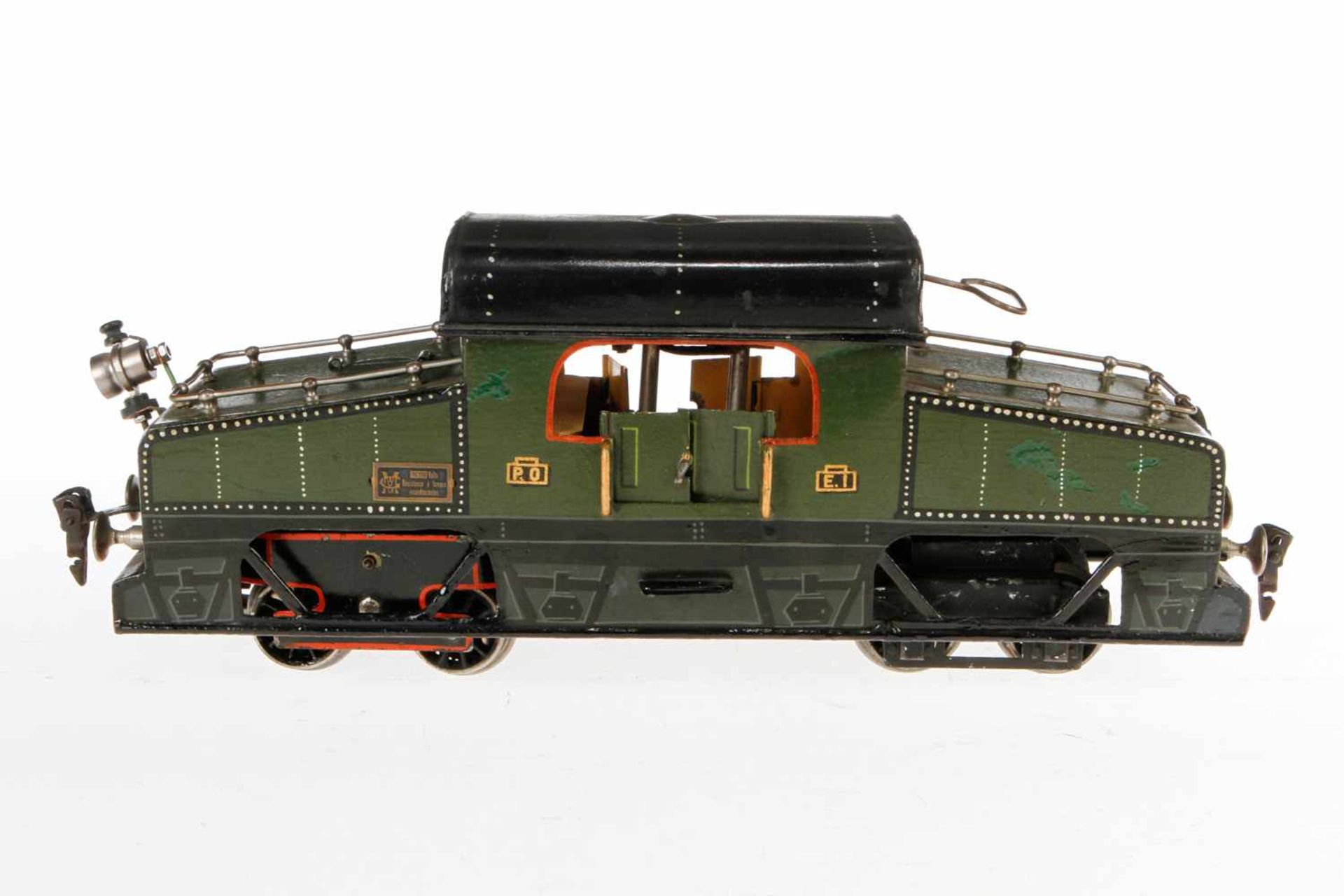 Märklin franz. Vollbahnlok CL 3021, S 1, uralt, Starkstrom, HL, mit 1 el. bel. Stirnlampe und 2