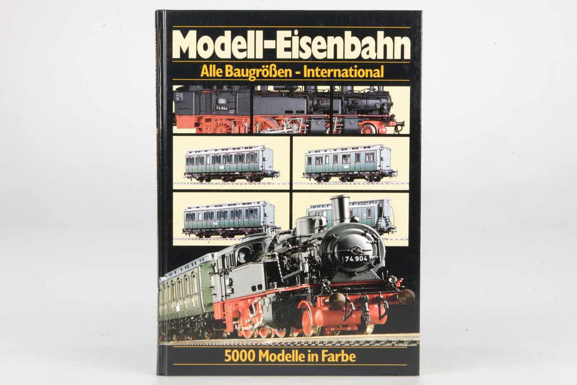 Buch "Modell-Eisenbahn Alle Baugrößen-International", 1989, 288 Seiten, leichte Gebrauchsspuren