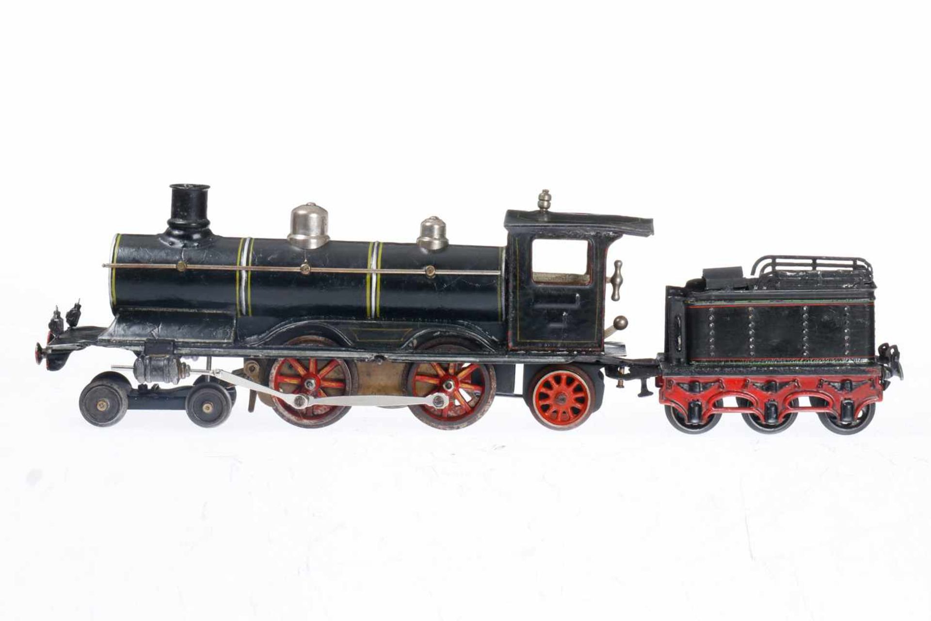 Märklin 2-B-1 Dampflok CE 1021 PLM, mit 3A-Tender, S 1, uralt, HL, Uhrwerk intakt, 3 imit.