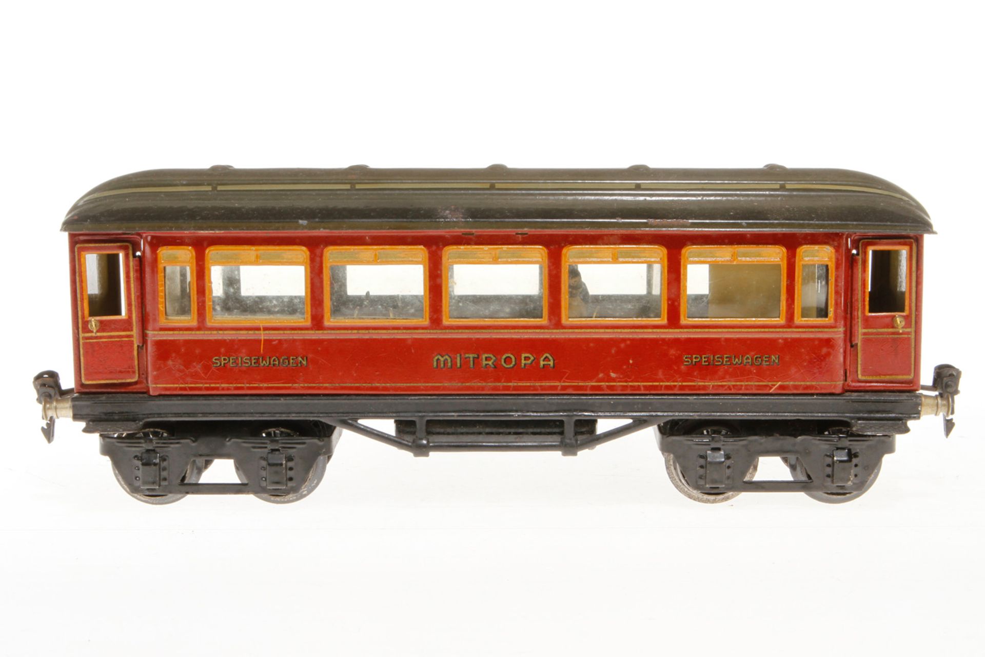 Märklin Mitropa Speisewagen 1888, S 1, CL, mit Inneneinrichtung, 4 AT und Gussrädern, LS und