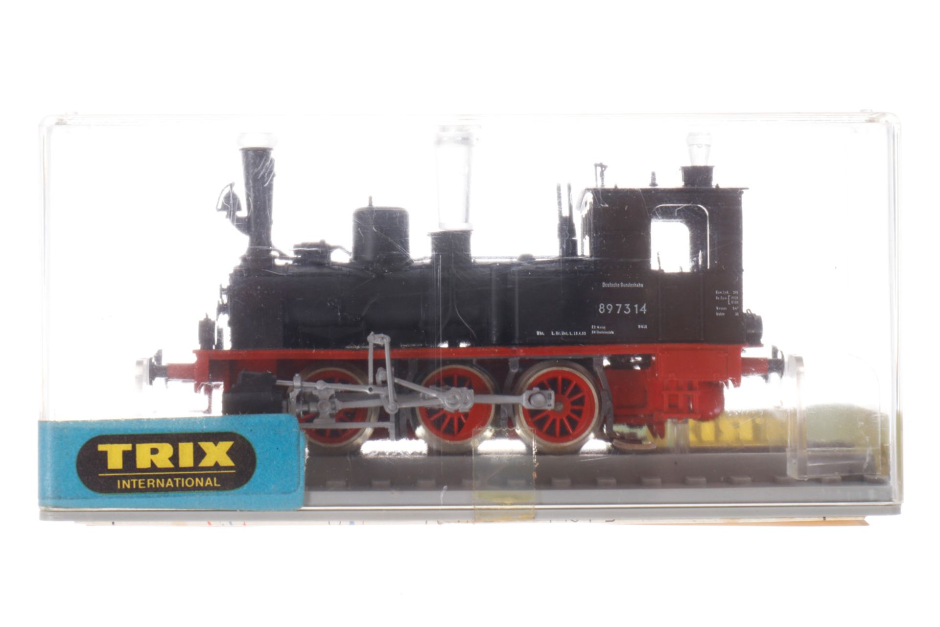Trix Express C-Tenderlok "89 7314" 2414, S H0, schwarz, Alterungsspuren, OK, Z 1-2