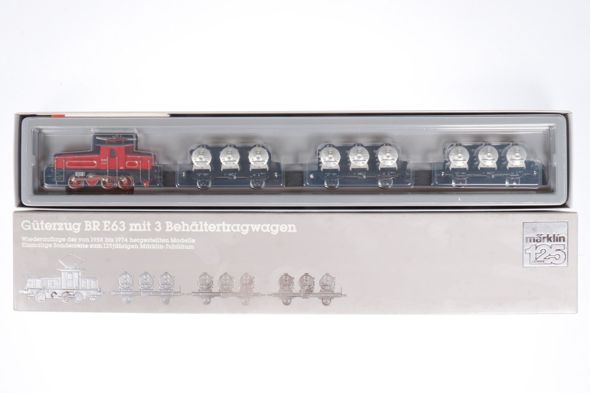 Märklin Güterzug 2874, S H0, 4-teilig, Alterungsspuren, OK, Z 1-2