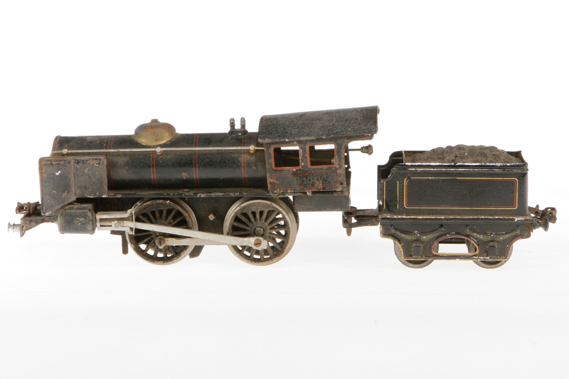 Märklin B-Dampflok R 1041, S 1, Uhrwerk zäh, HL, mit Tender, NV, als Ersatzteil