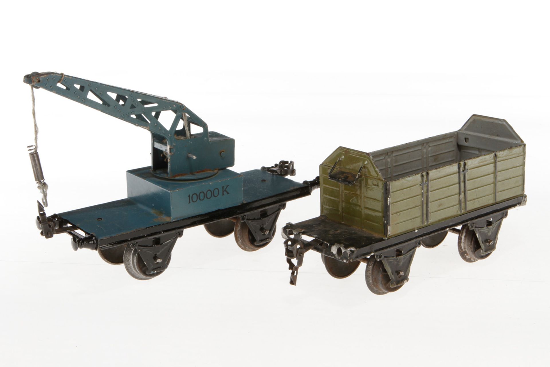 2 Märklin Güterwagen, S 1, HL, NV, bespielt