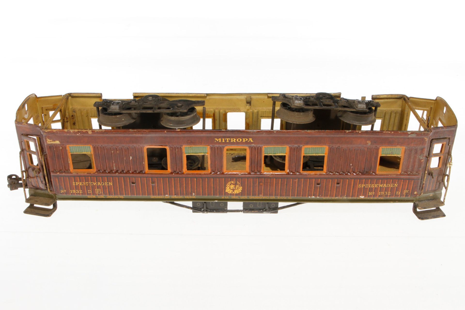 Märklin Mitropa Speisewagenfragment 1932, S 1, HL, NV, L 40, zum Herrichten