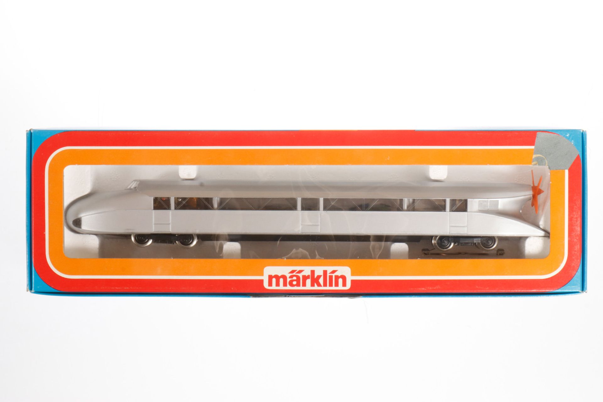 Märklin Schienenzeppelin 3077, S H0, silber, Alterungsspuren, OK, Z 1-2