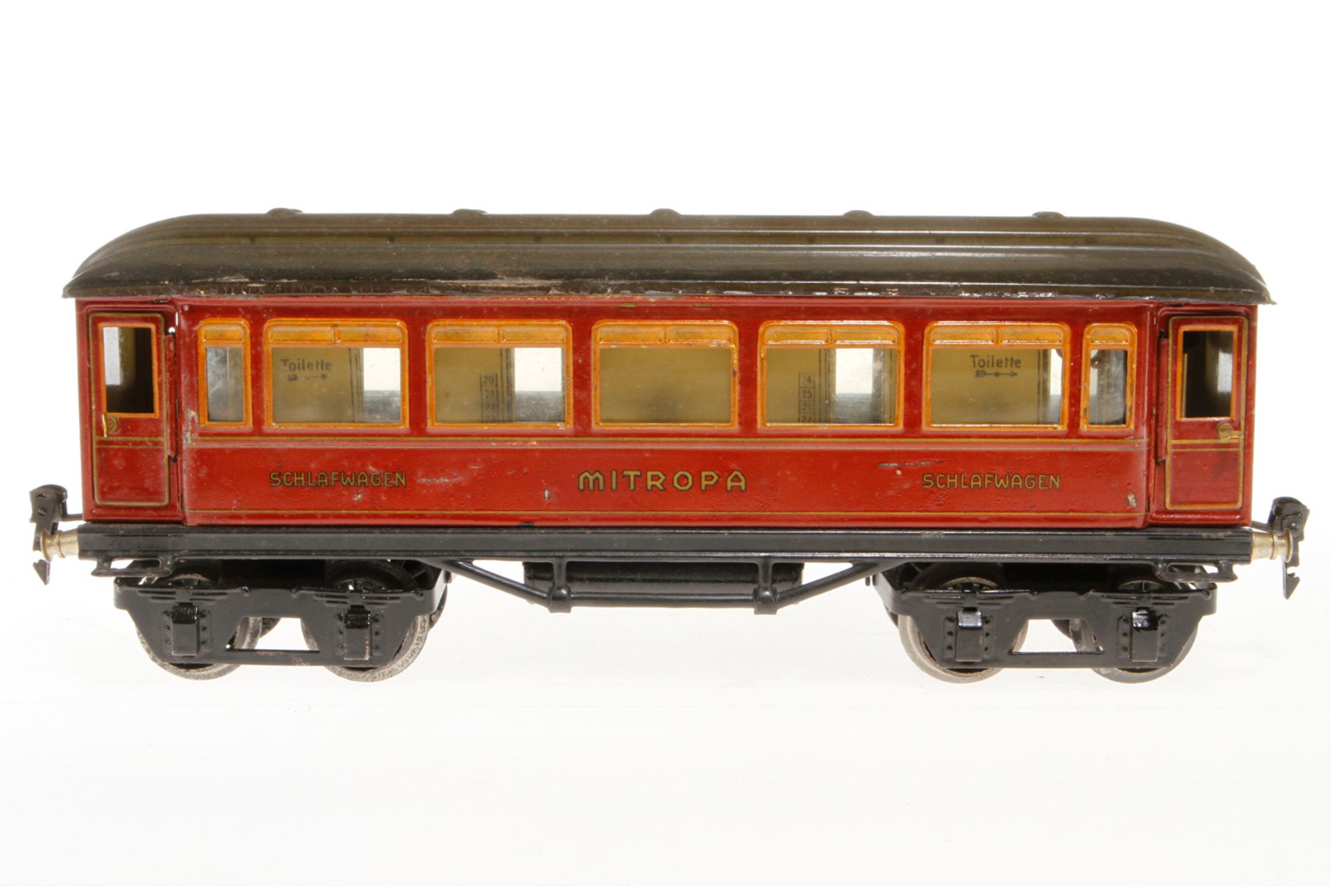 Märklin Mitropa Schlafwagen 1888, S 1, CL, mit Inneneinrichtung, 4 AT und Gussrädern, 1 Trittstufe