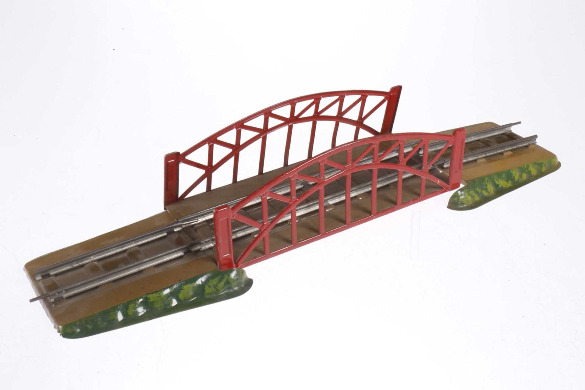 Märklin Brücke, S 0, HL, LS und gealterter Lack, bespielt