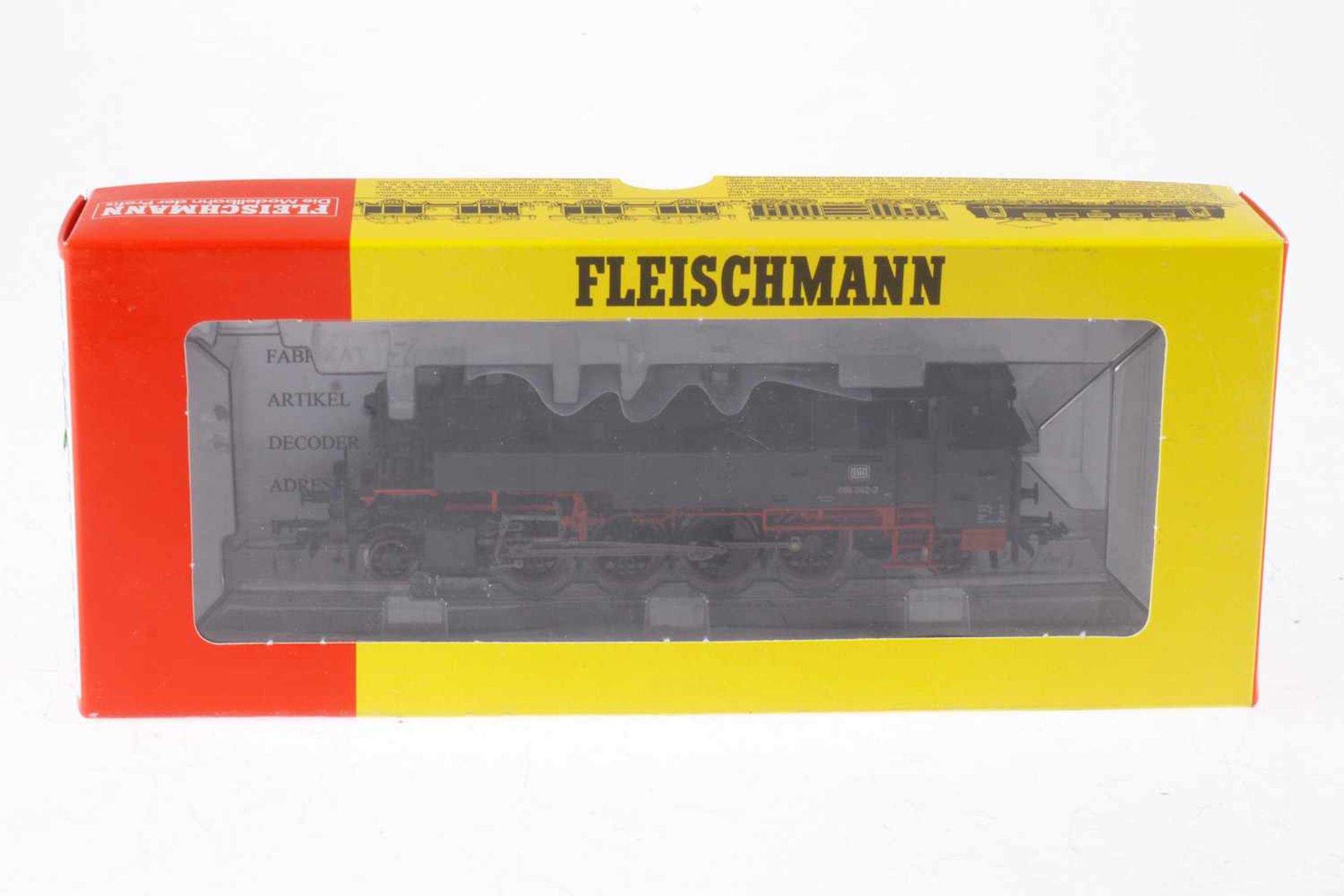 Fleischmann 1-D-1 Tenderlok "086 842-2" 85 4087, S H0, W & D Digitalumbau, schwarz, OK, Z 1-2