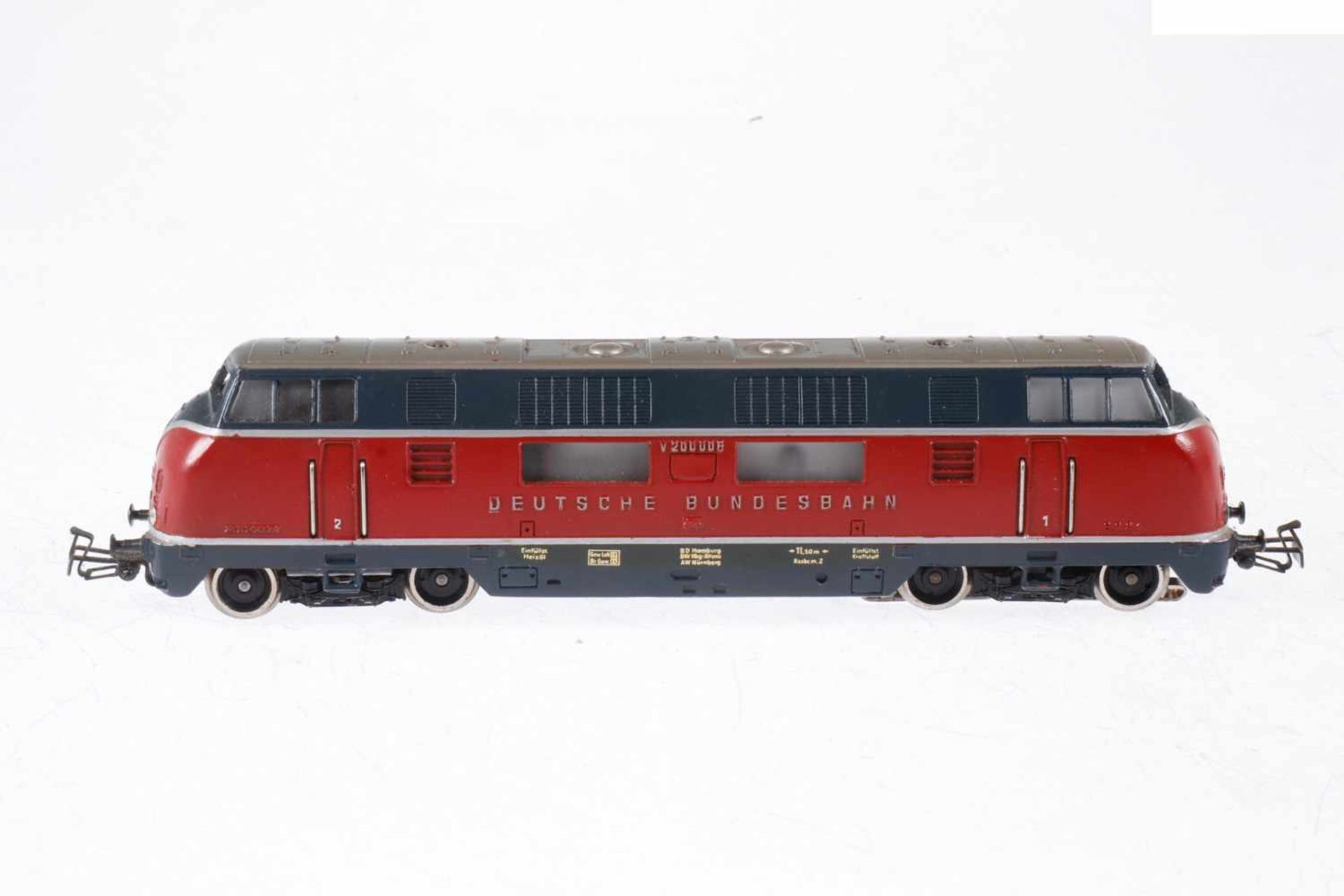 Märklin Diesellok "V 200 006" 3024, S H0, Guss, Alterungsspuren, OK, Z 2