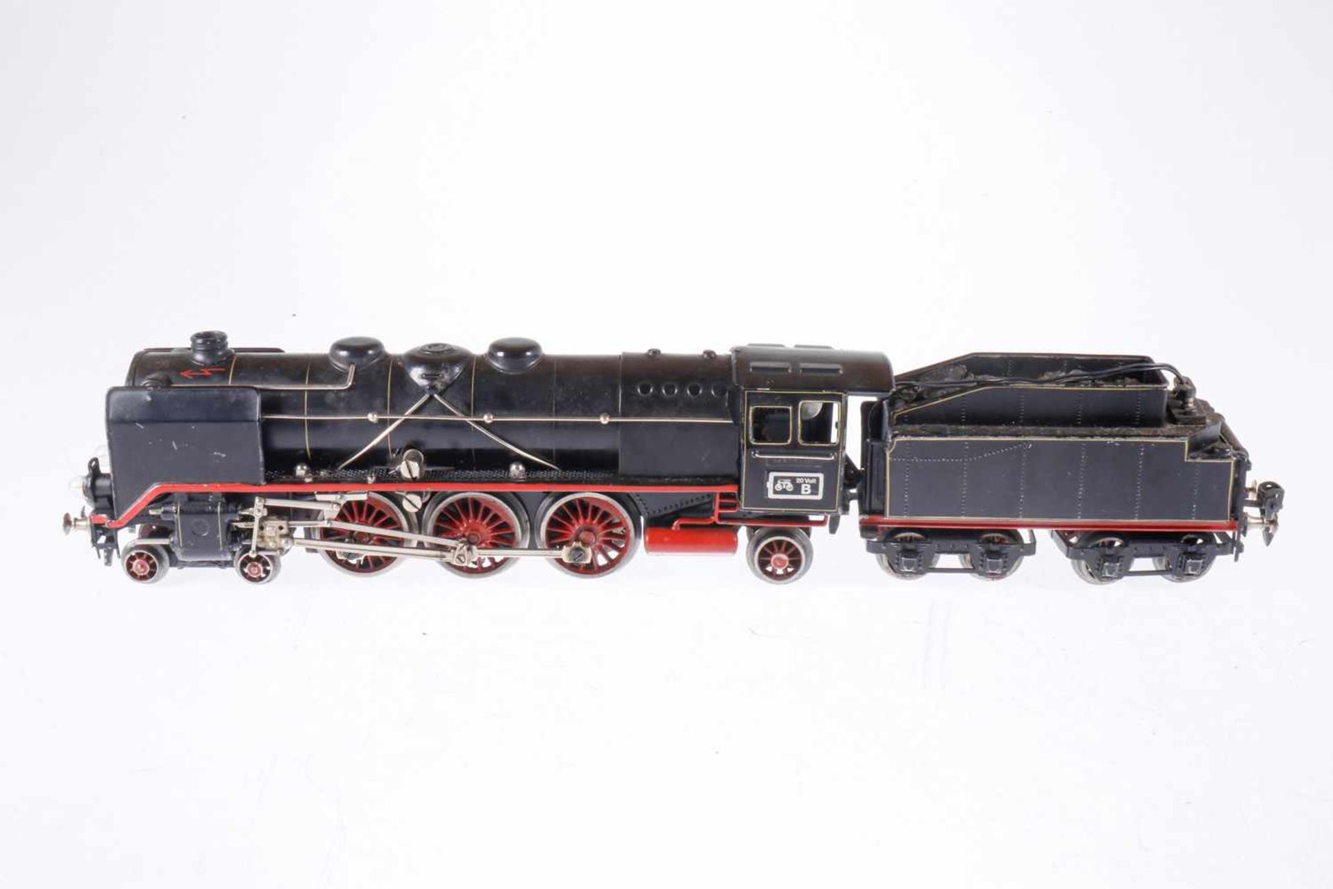 Märklin 2-C-1 Dampflok HR 66/12920, S 0, elektr., schwarz, mit Tender und 2 el. bel. Stirnlampen,