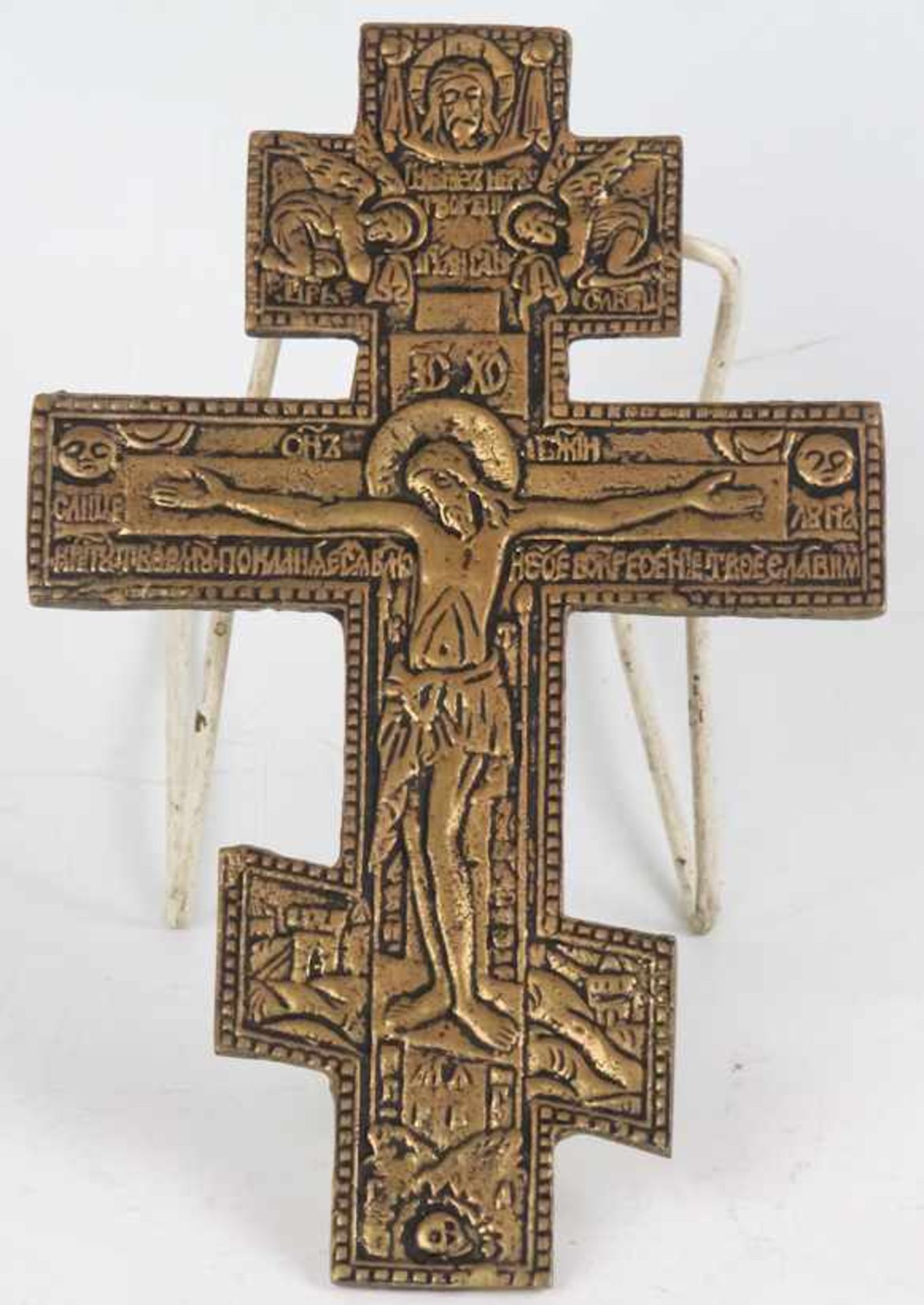 Kl. Bronze-Kreuz. 22×14,5 cm. (54047)