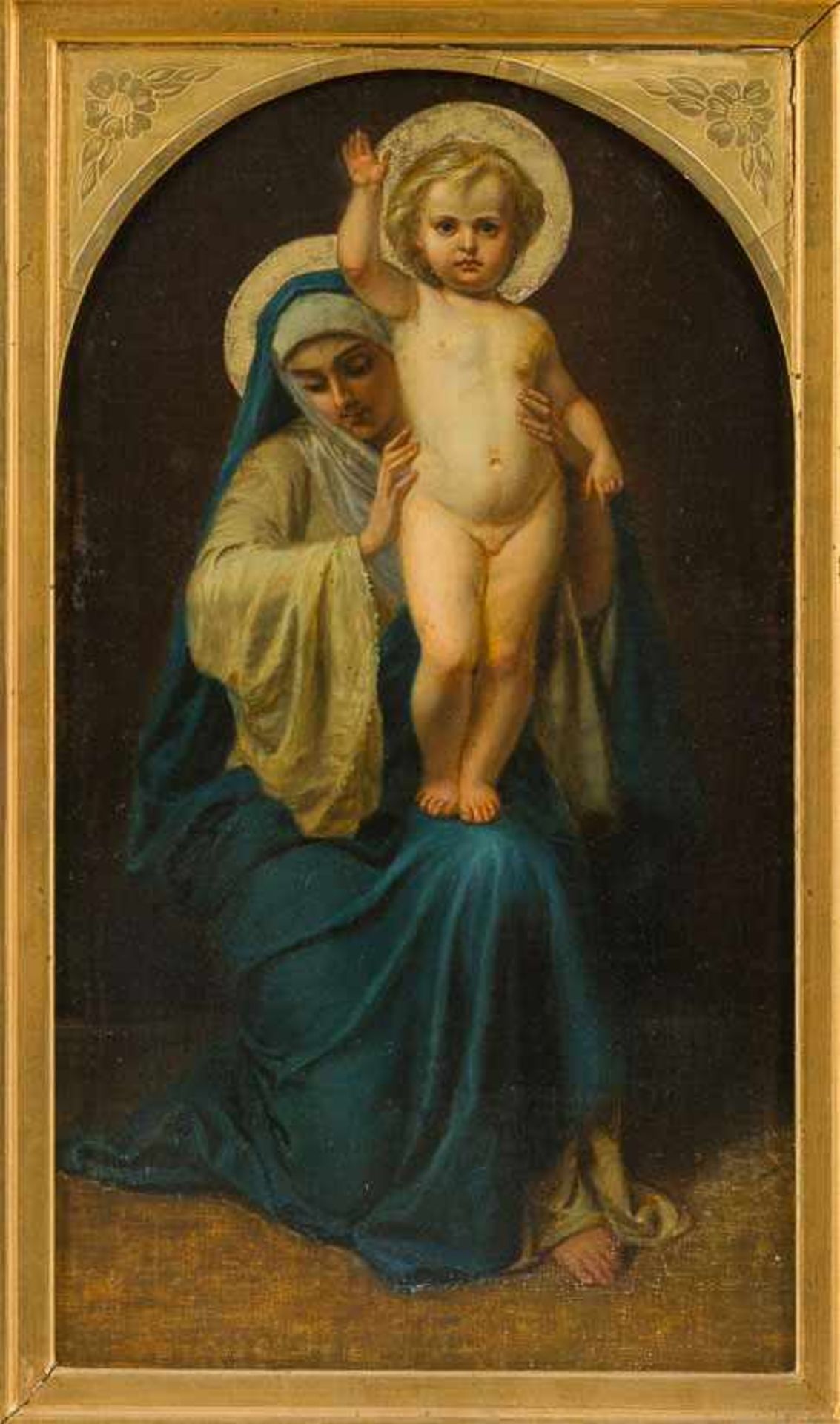 Bruni, Feodor Antonovich (Mailand, St. Petersburg 1799-1875) Sitzende Madonna, den stehenden