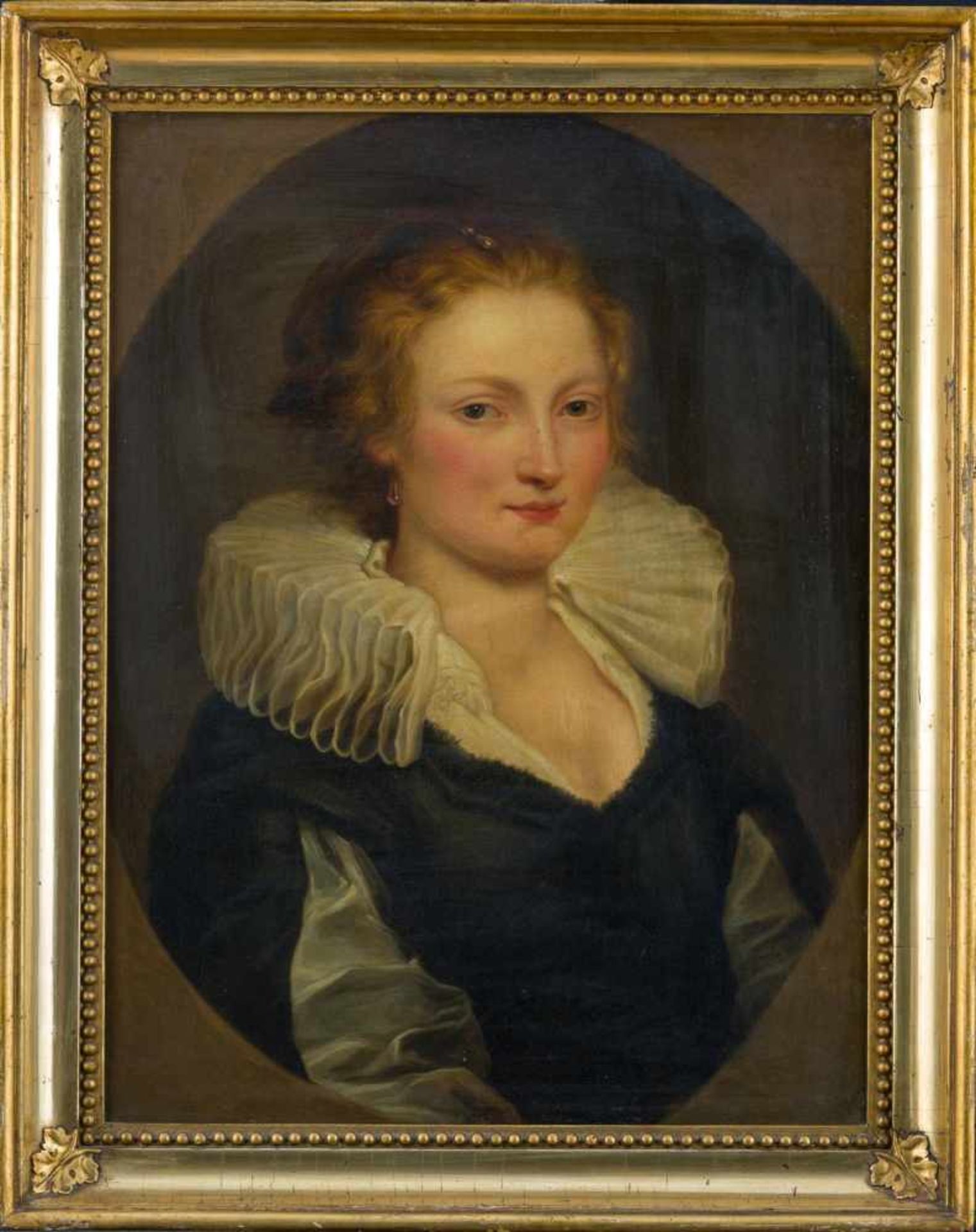 Flämischer Maler (18. Jh.) , nach Peter Paul Rubens Brustbildnis einer Hofdame.Nach rechts