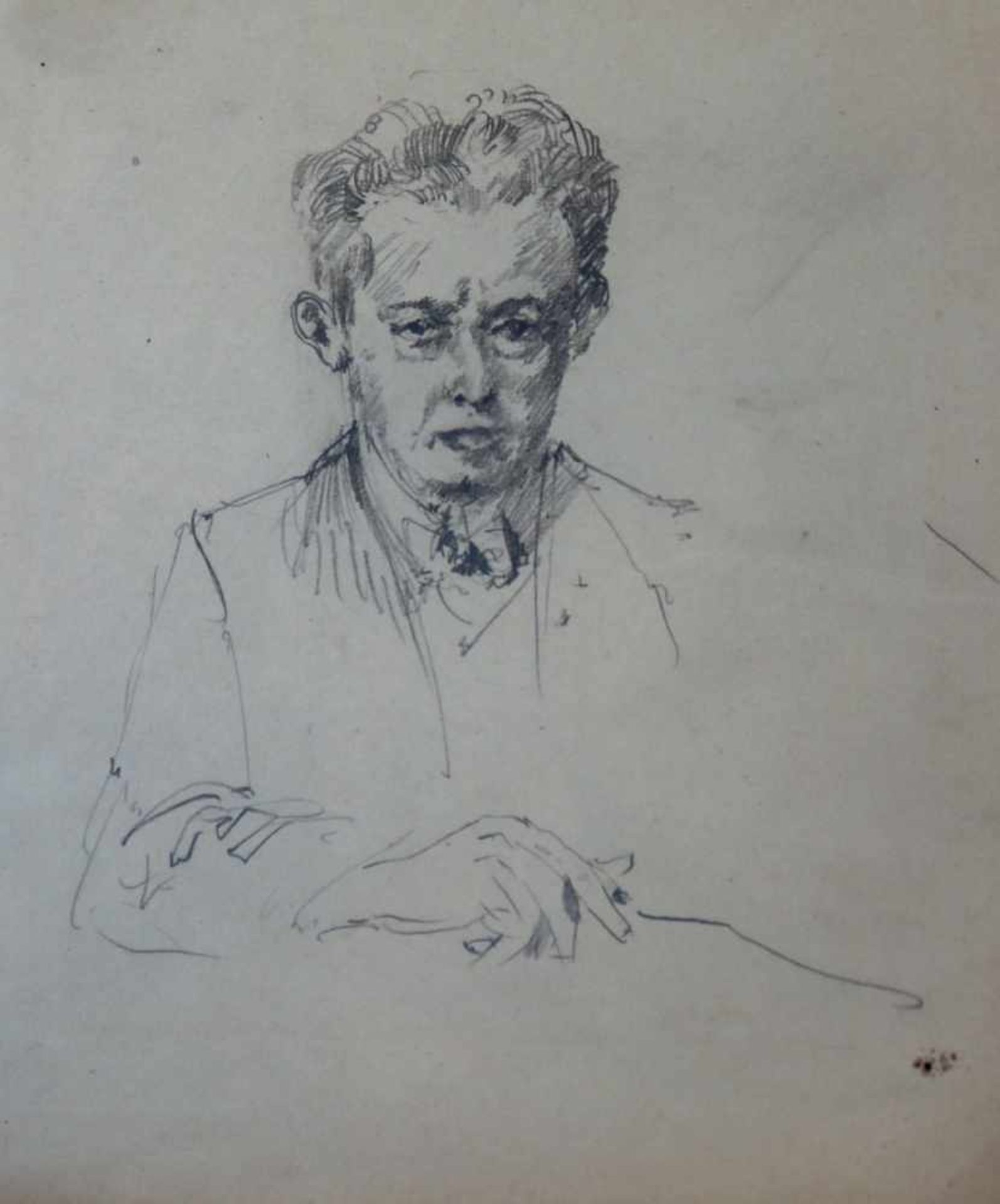 Pallmann, Peter Götz (Berlin 1908-1966) Zwei Porträtstudien.Je Bleistift auf Papier.