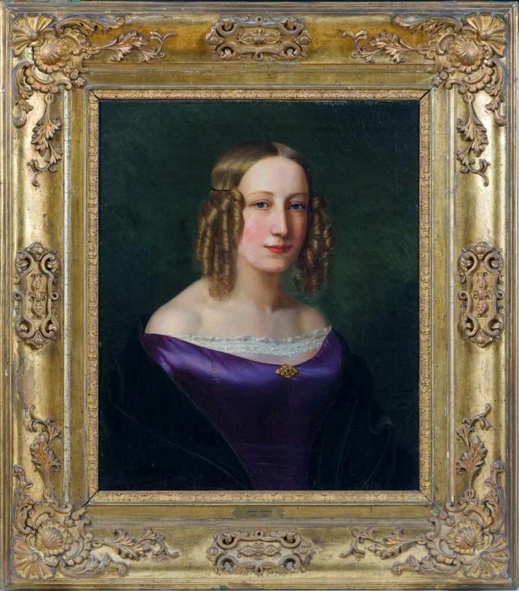 Döring, Julius (Dresden, Mittau 1818-1898)Agnes von Mangoldt,geb. von Reiboldt (1817-1901) in