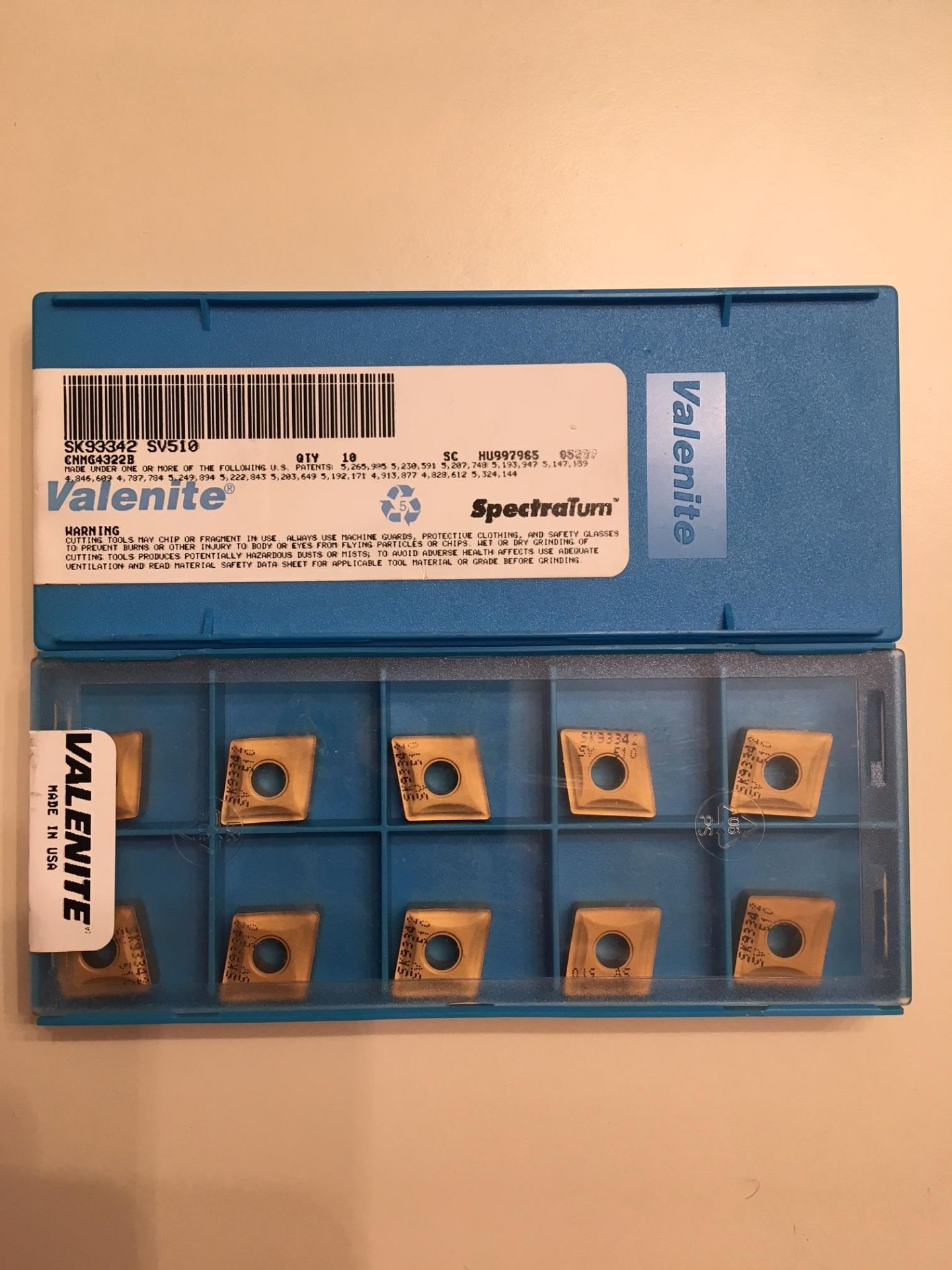 Lot of Carboloy, sandvik & Valenite Inserts - Image 3 of 3