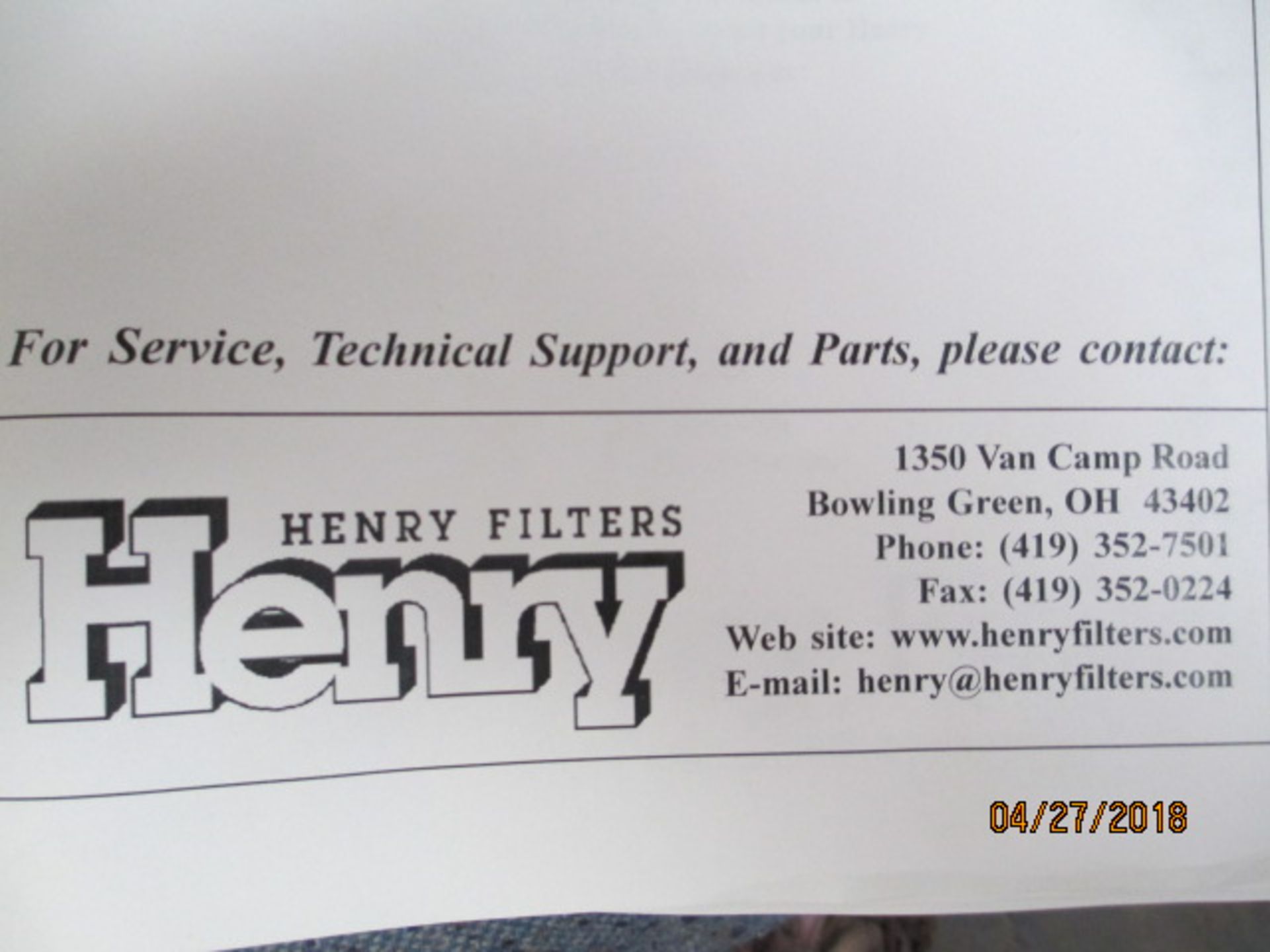 Henry Filters - Image 3 of 3