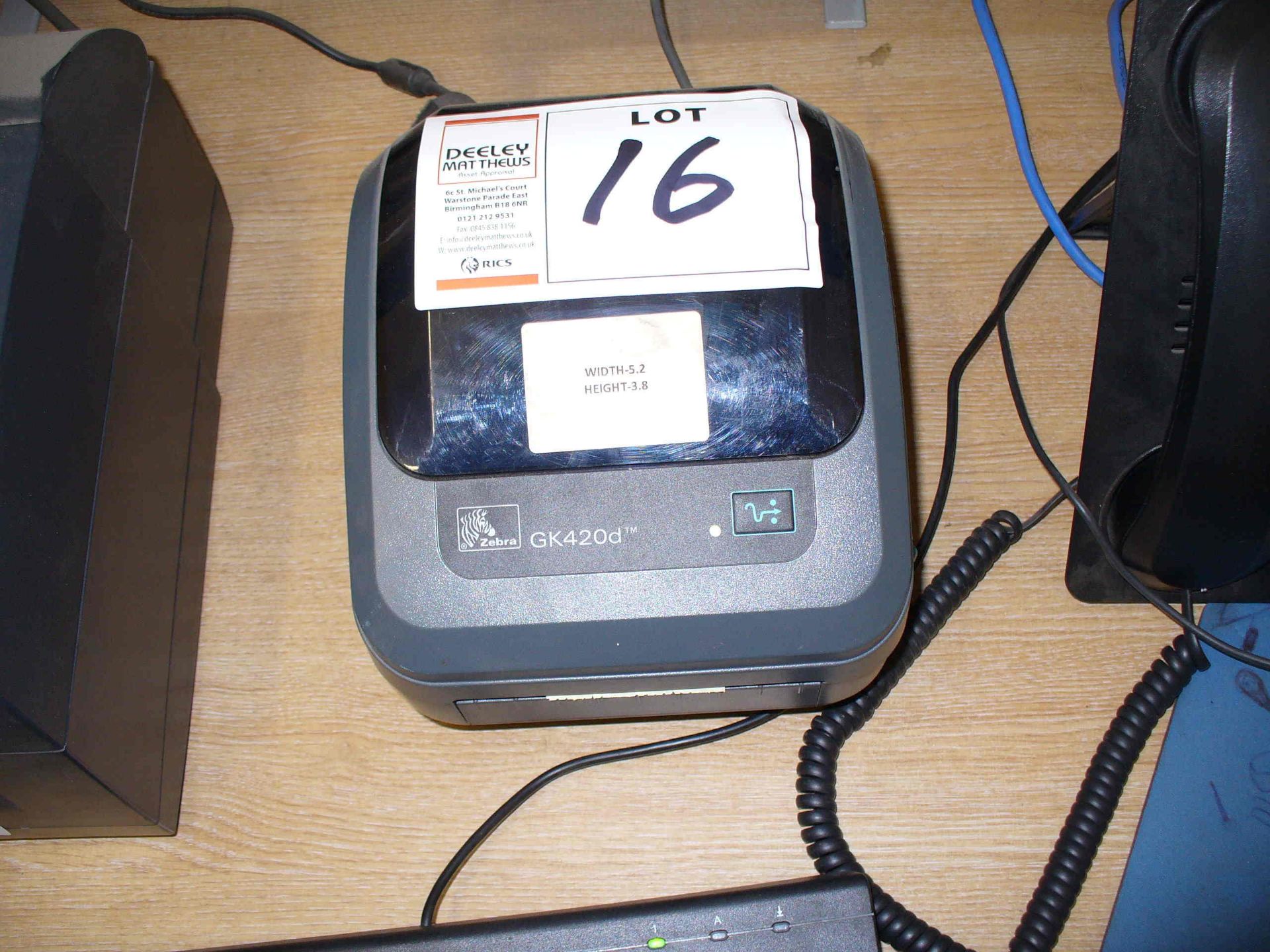 Zebra GK420D LABEL PRINTER