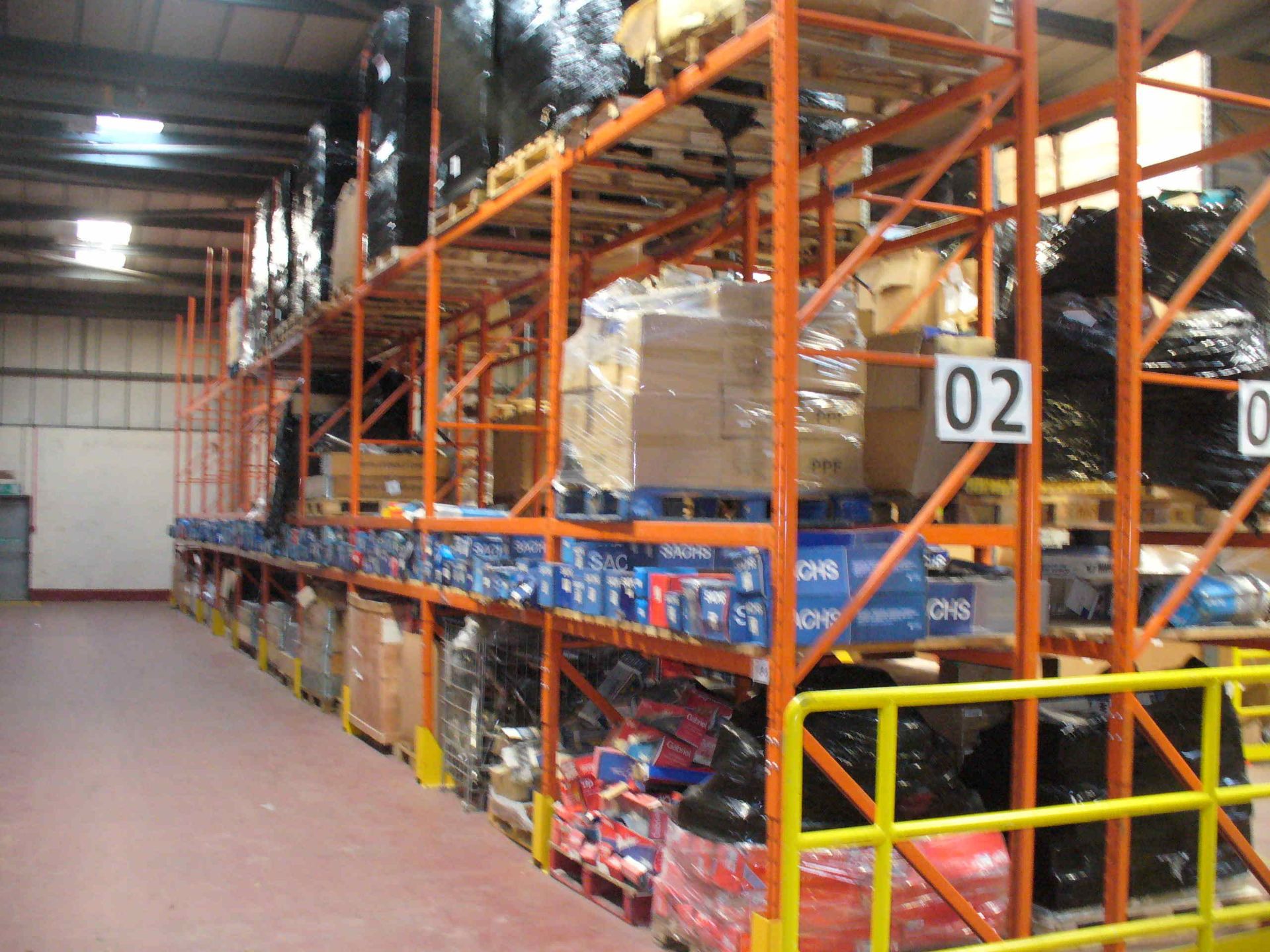 Redirack 80/16 RACKING 10 bays 1100mm deep, comprising of 11 upright frames 1100 x 5.0, 60 Beams 2.7