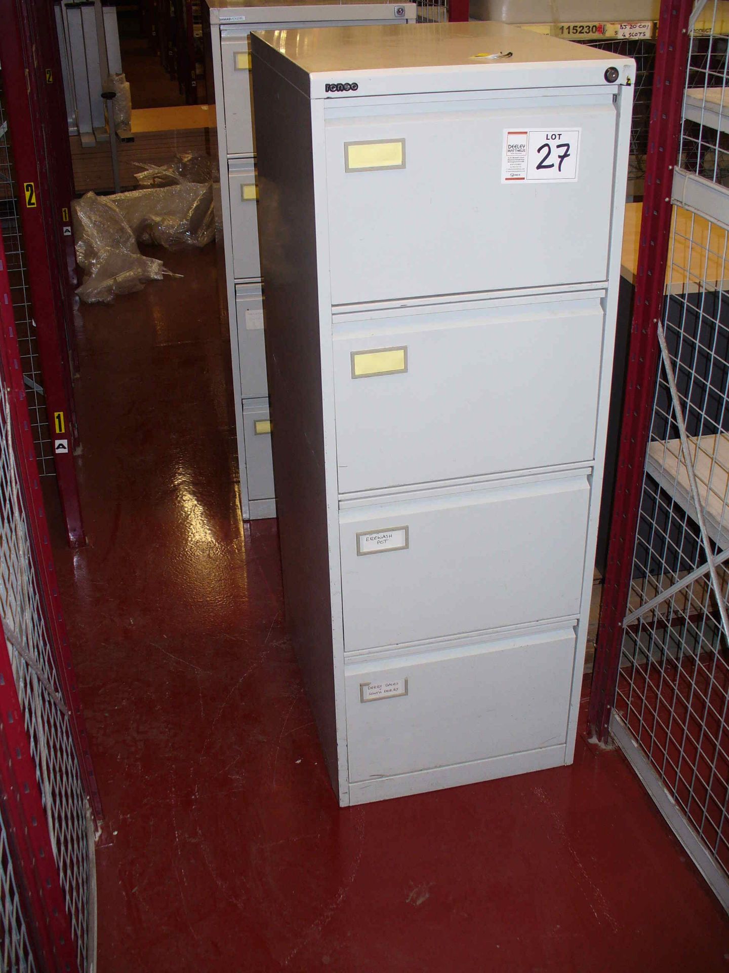 2 off 4 drawer FILING CABINETS