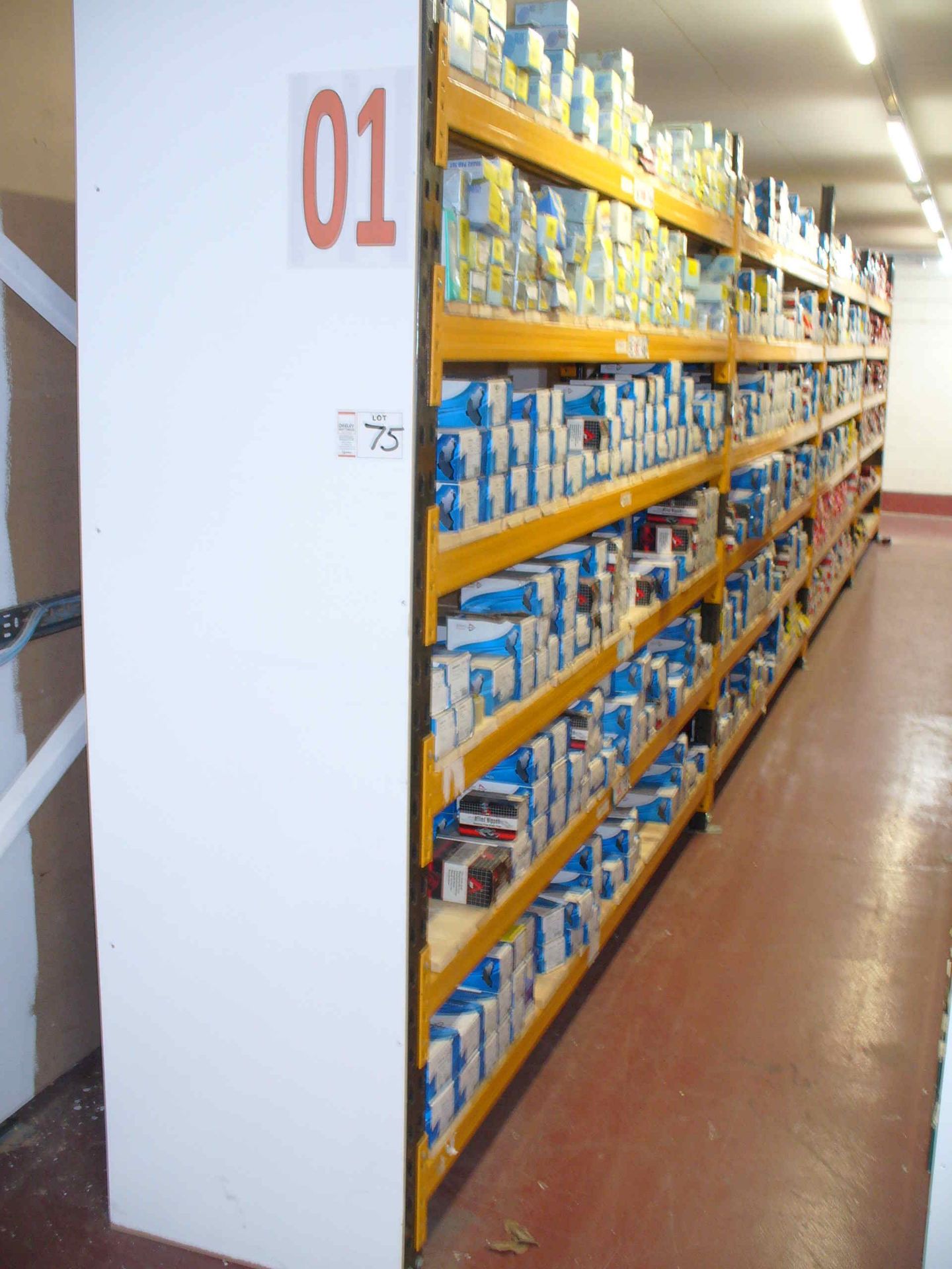 Link51H RACKING 4 bays 600mm deep, comprising of 5 upright frames 600 x 2.6, 48 Beams 2.7 long