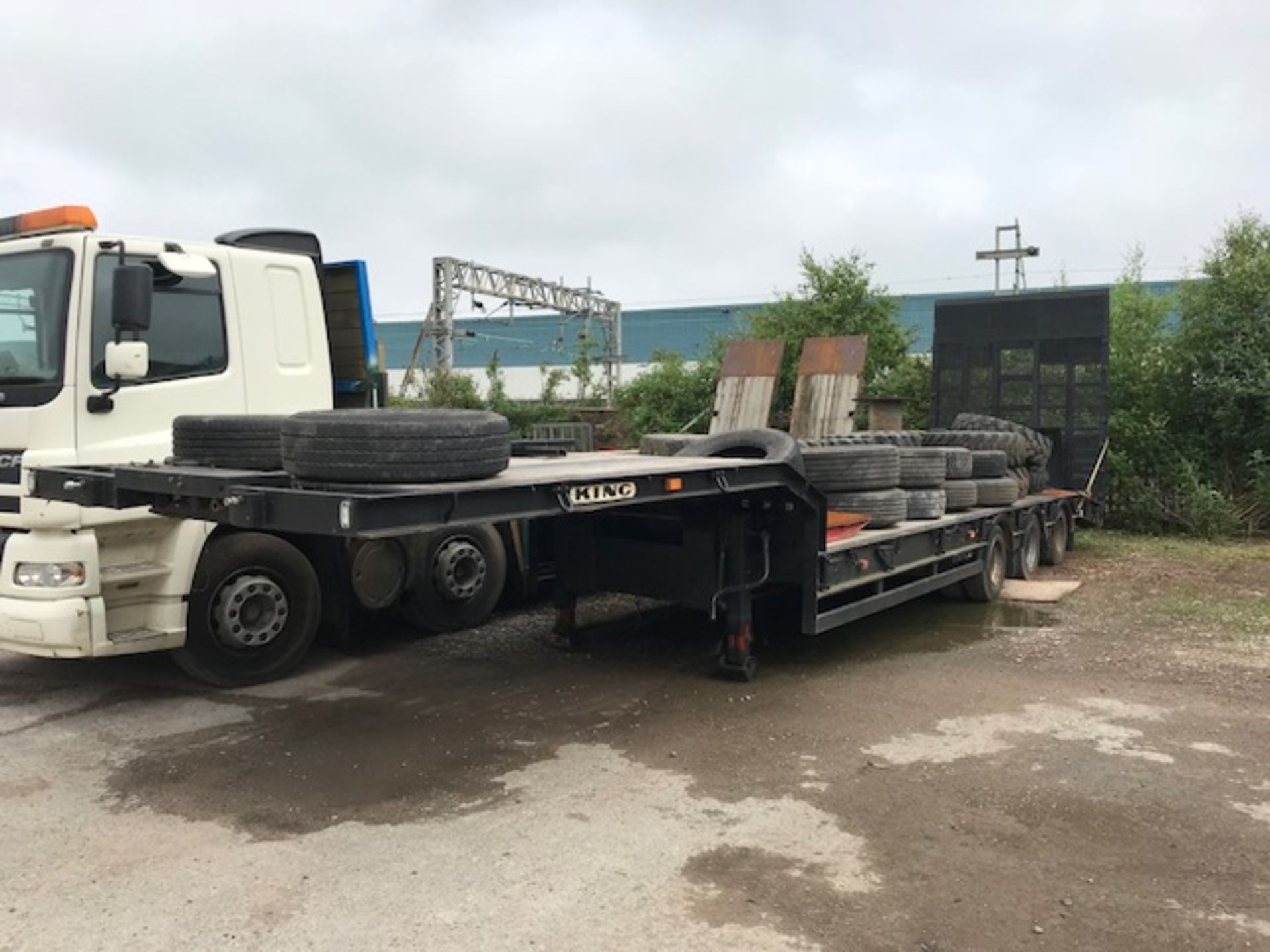 King triaxle step frame TRAILER