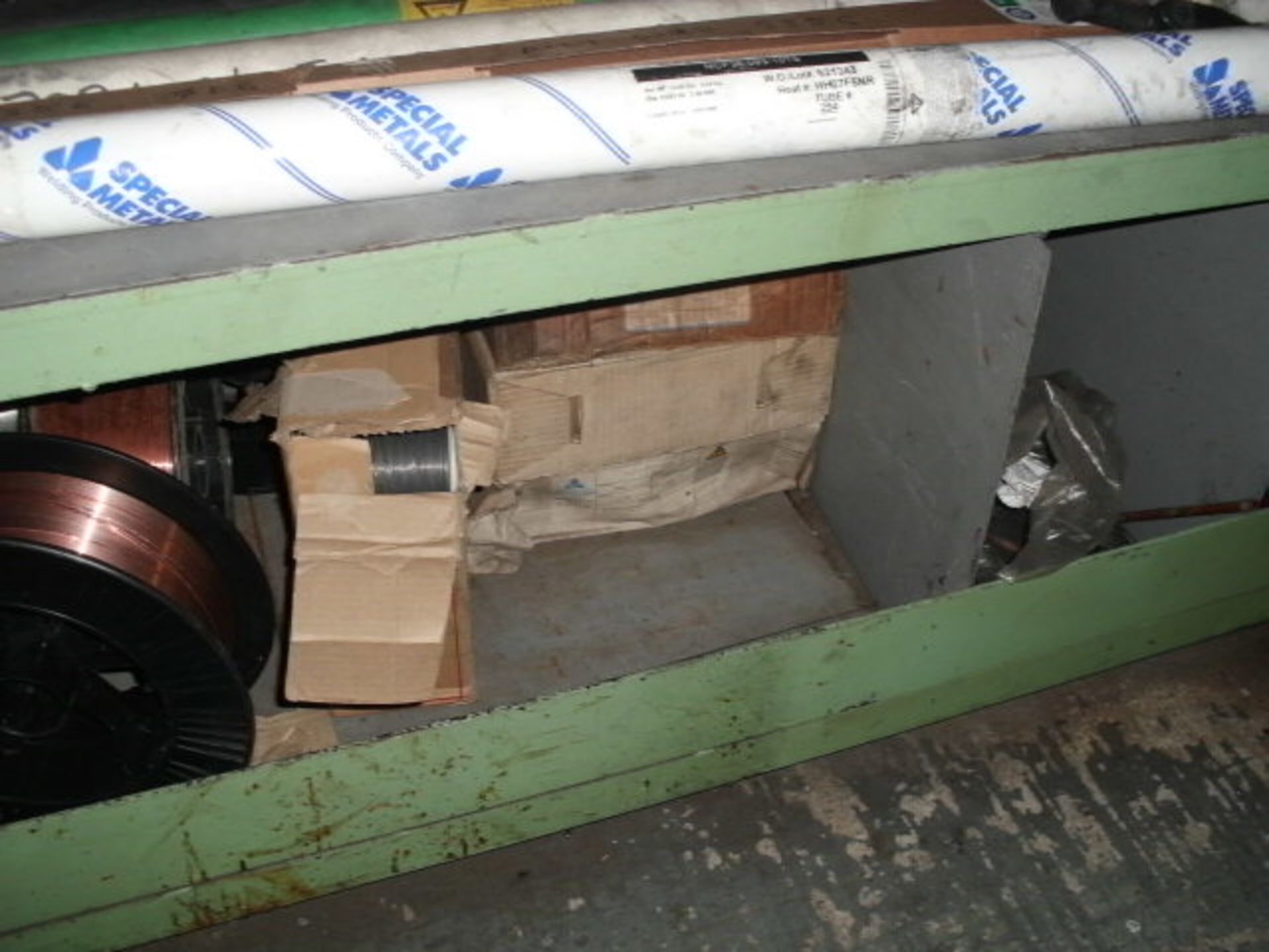 STEEL CABINET & CONTENTS (welding rods and wire) - Image 6 of 6